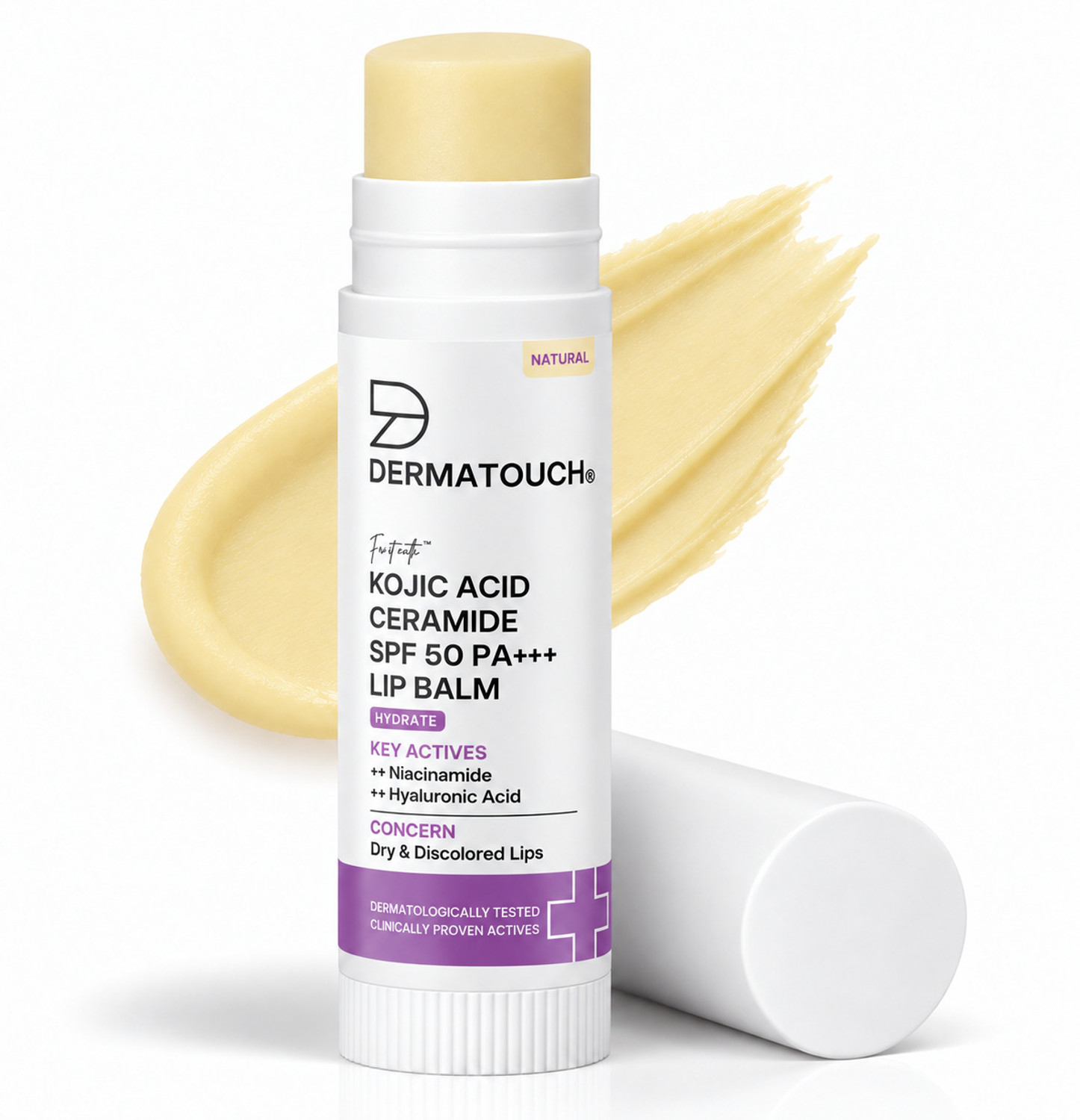 Dermatouch Kojic Acid Ceramide SPF 50 Lip Balm 5g - Image 1