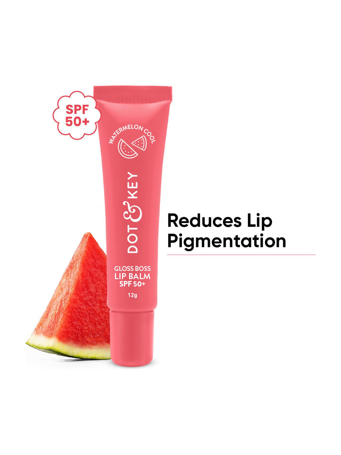 Dot & Key Vitamin C + E Watermelon Lip Balm SPF 50+ - Image 1