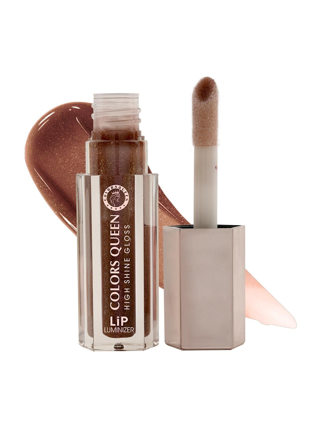 Image of SWISS BEAUTY Metallic Gloss Me Lip Gloss Non Sticky and Hydrating (6 ml, White)