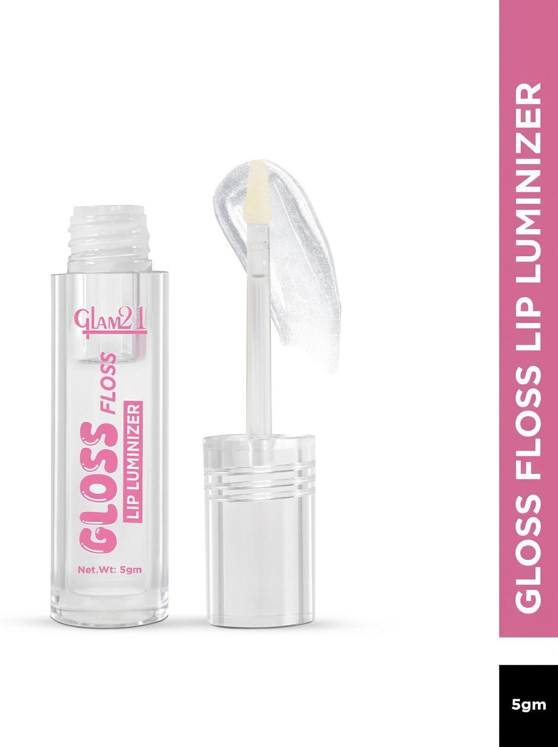 Image of SWISS BEAUTY Metallic Gloss Me Lip Gloss Non Sticky and Hydrating (6 ml, White)