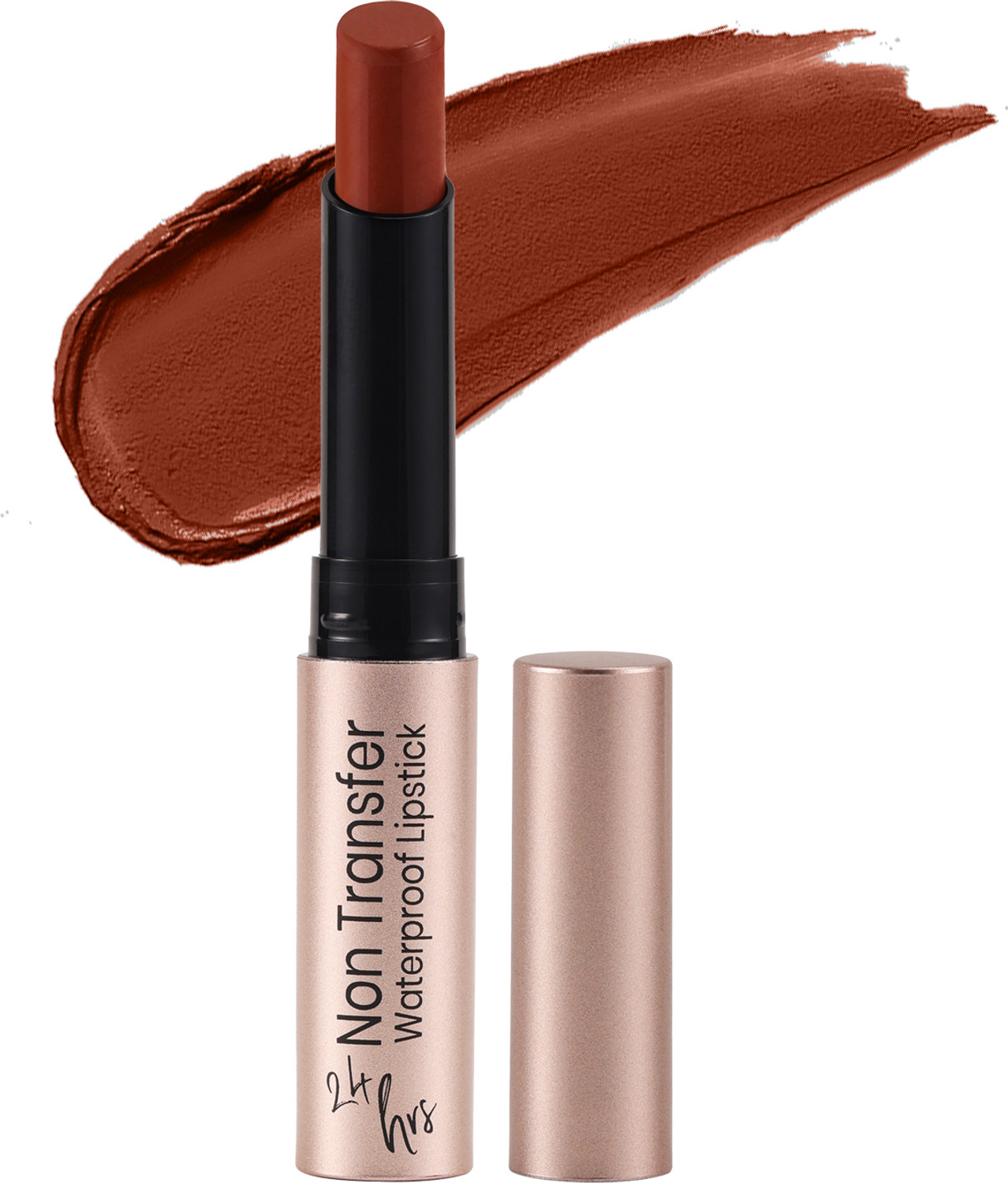 Image of SWISS BEAUTY Non Transfer Waterproof Lipstick | Matte Finish Long Lasting | with Jojoba Oil (Fuchsia Magenta, 10 g)