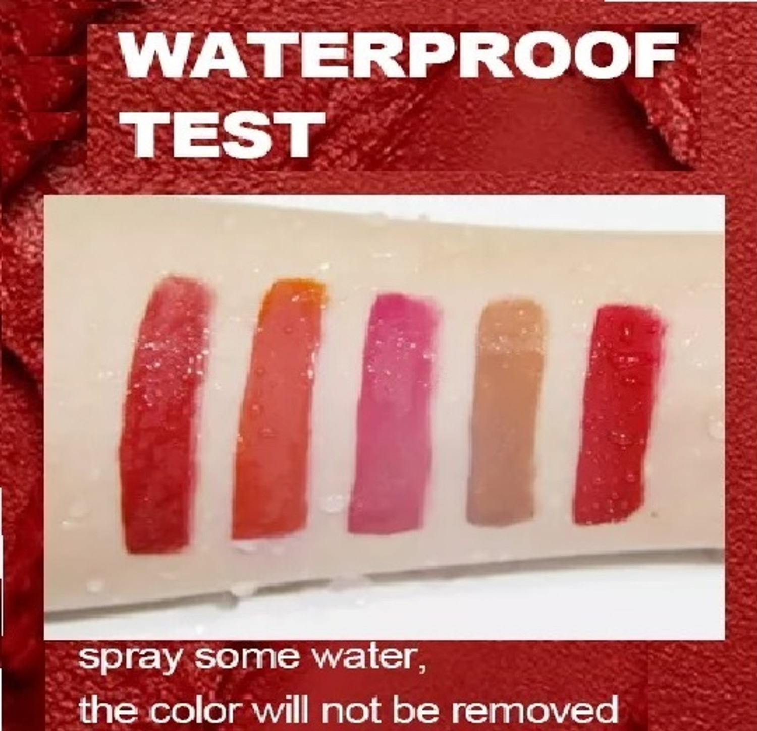 Image of NattyU Beauty Waterproof Matte Lipsticks Set Of 12 - Long Lasting - 12 Different Shades (Multicolor, 72 ml)