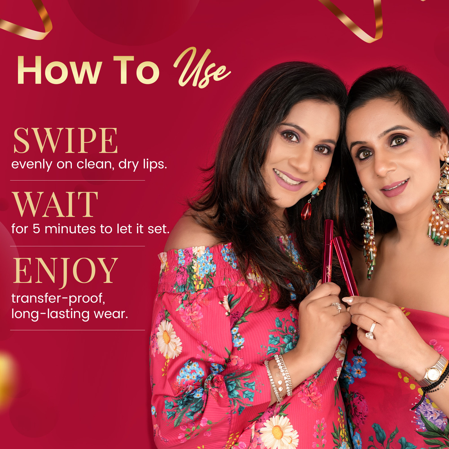 Image of Parul Garg Bestie No-Transfer & Ultra-Comfortable Lipstick (Sassy, 2 g)