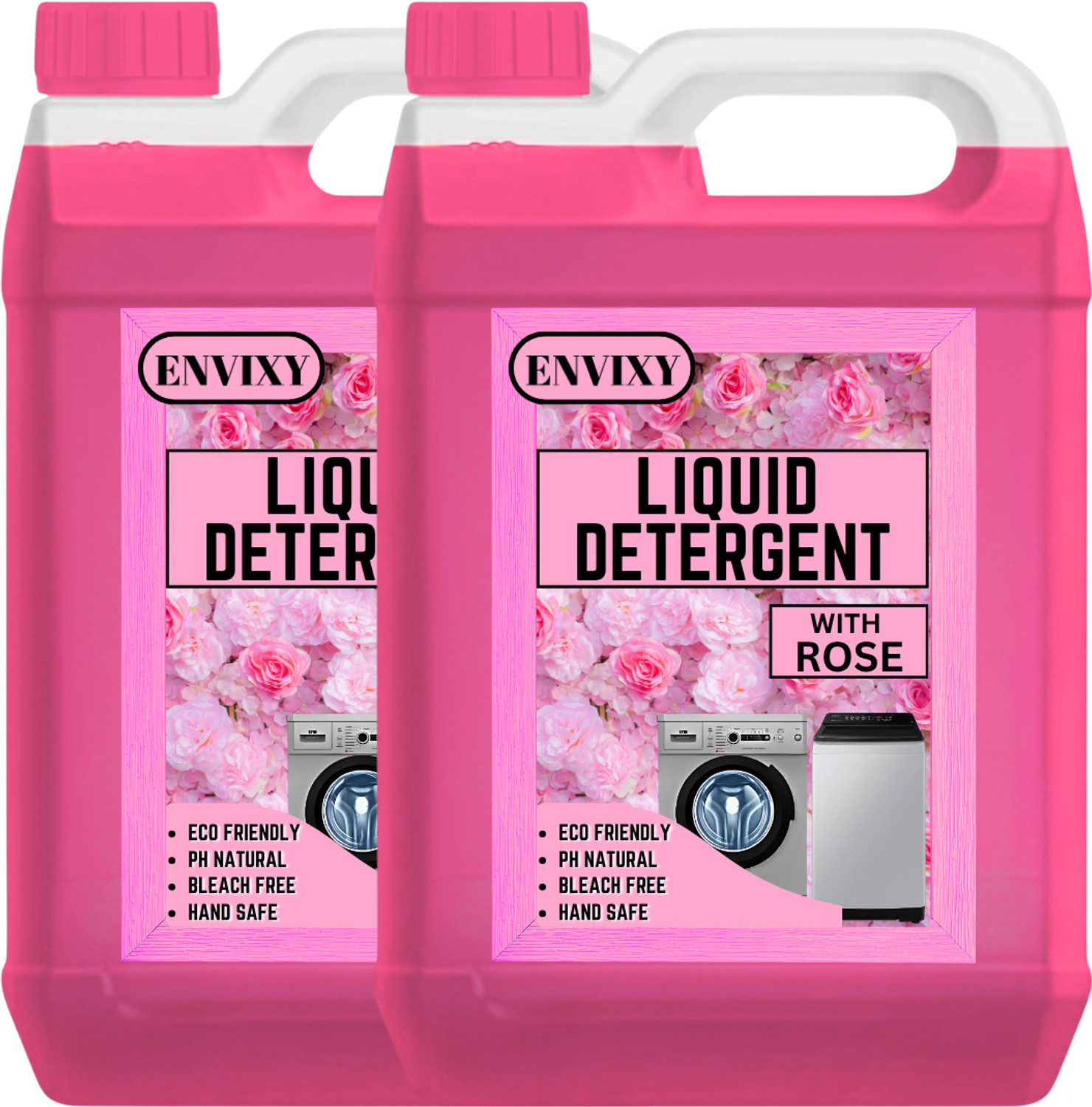 Image of Moon and Mount Liquid Detergent, Suitable Detergent for top load & front load laundry detergent Lily Liquid Detergent (2 x 3000 ml)