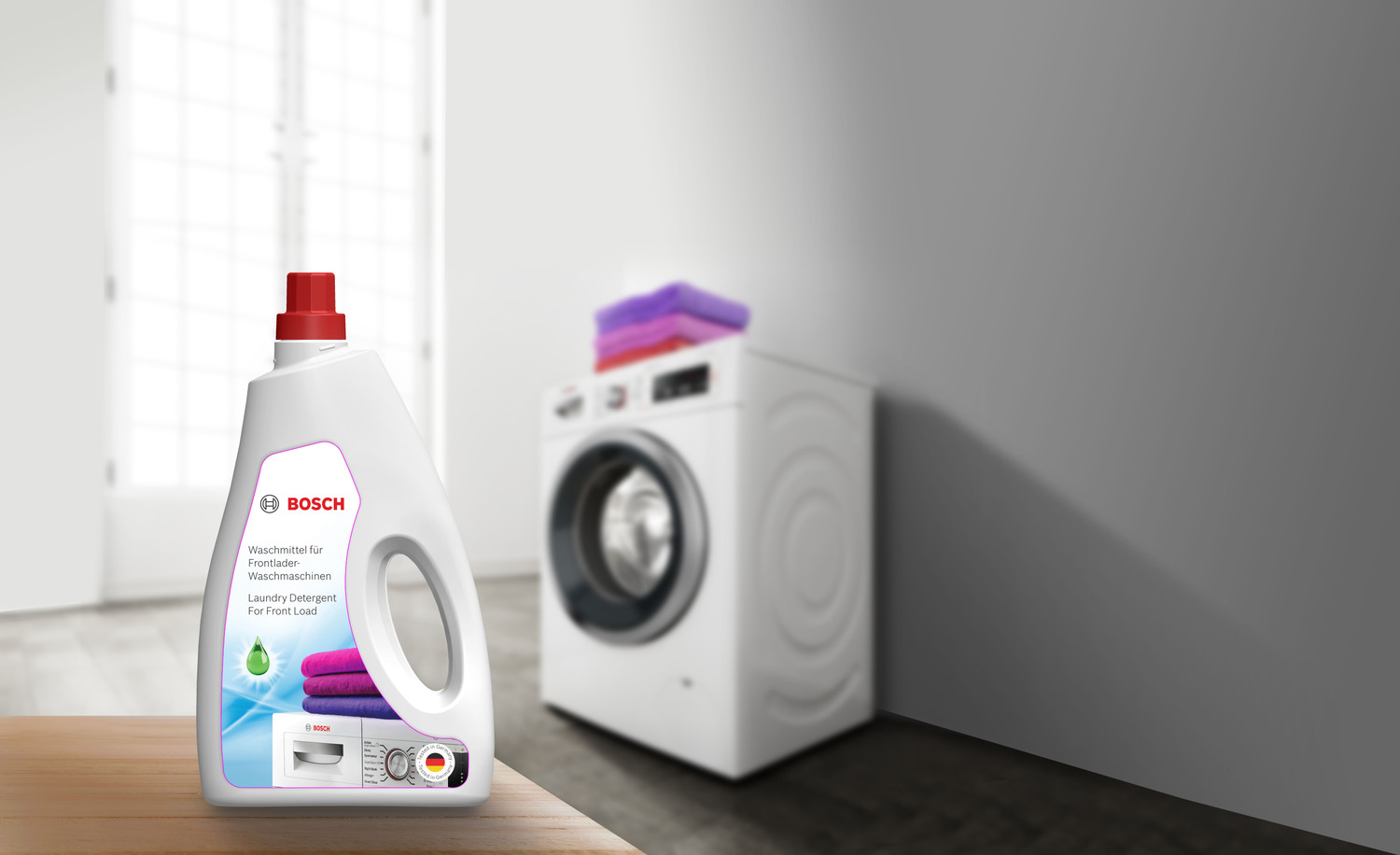 Image of BOSCH Front Load Washing Machine Liquid Detergent (1.8 L)