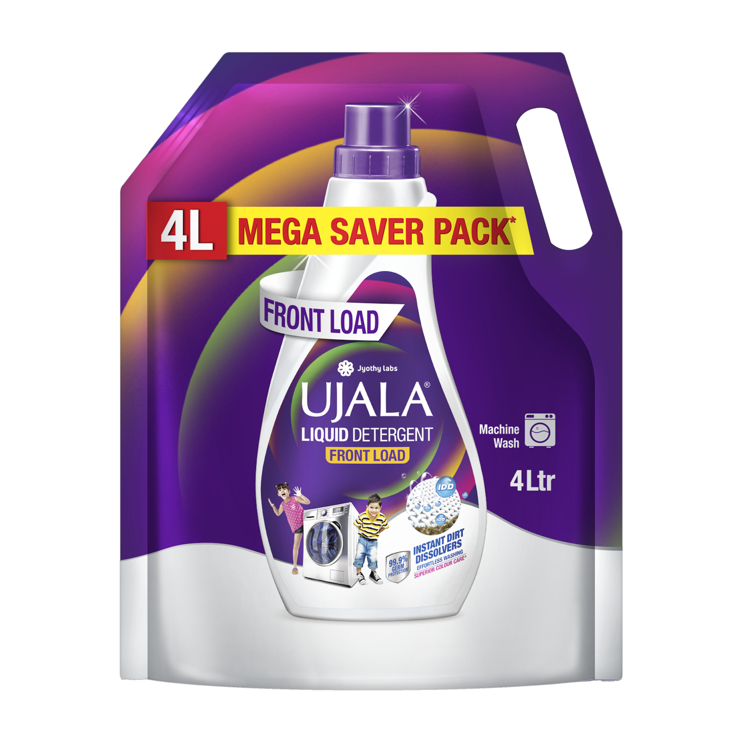 Image of ISZK Liquid Detergent 10LWorks on Both Manual & Machine Wash & Reduces Lint Formation Lavender Liquid Detergent (2 x 5000 ml)