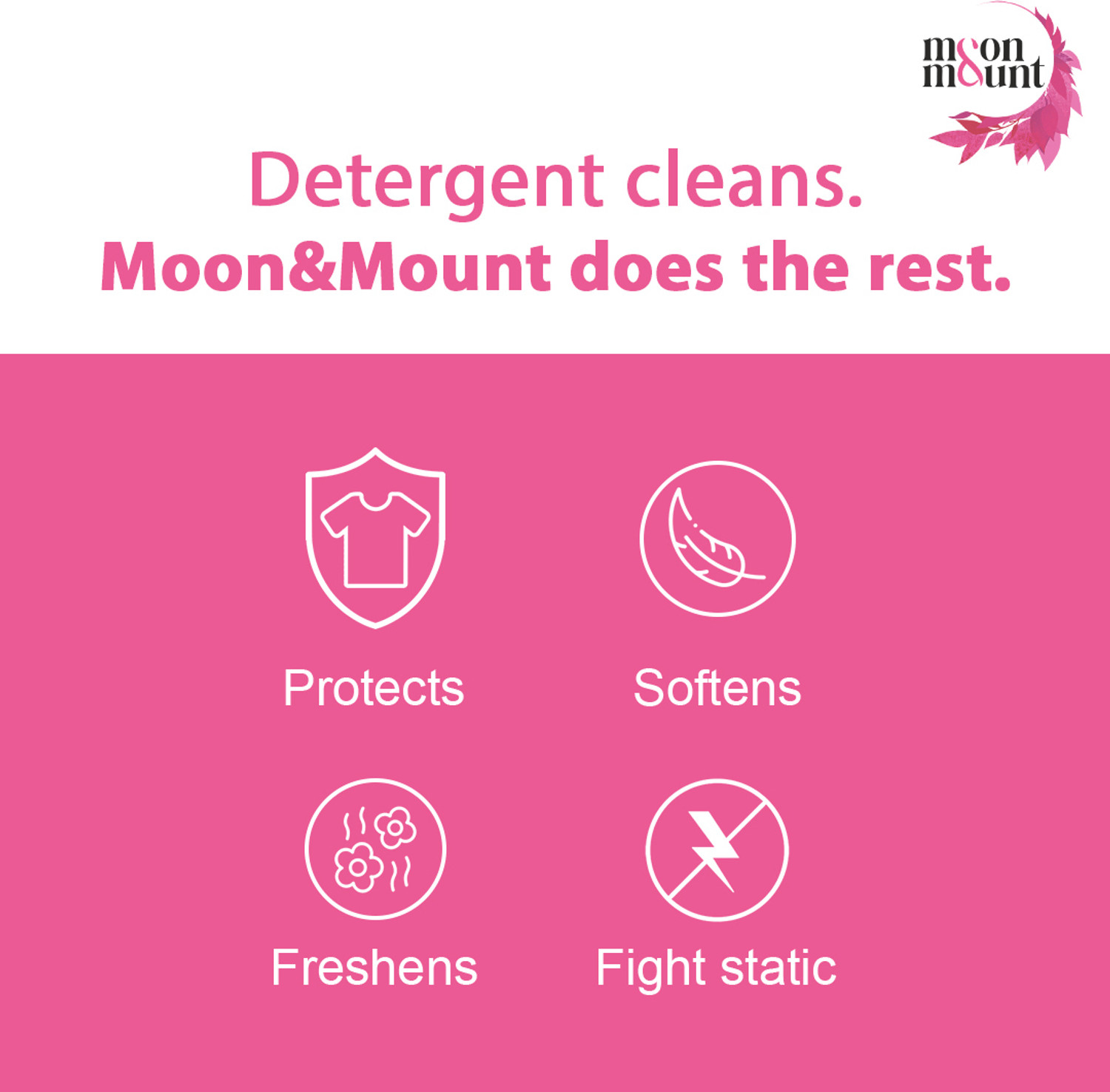 Image of Moon and Mount Liquid Detergent, Suitable Detergent for top load & front load laundry detergent Lily Liquid Detergent (2 x 3000 ml)