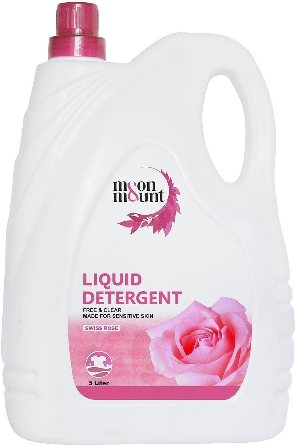 Image of Moon and Mount Liquid Detergent, Suitable Detergent for top load & front load laundry detergent Lily Liquid Detergent (2 x 3000 ml)