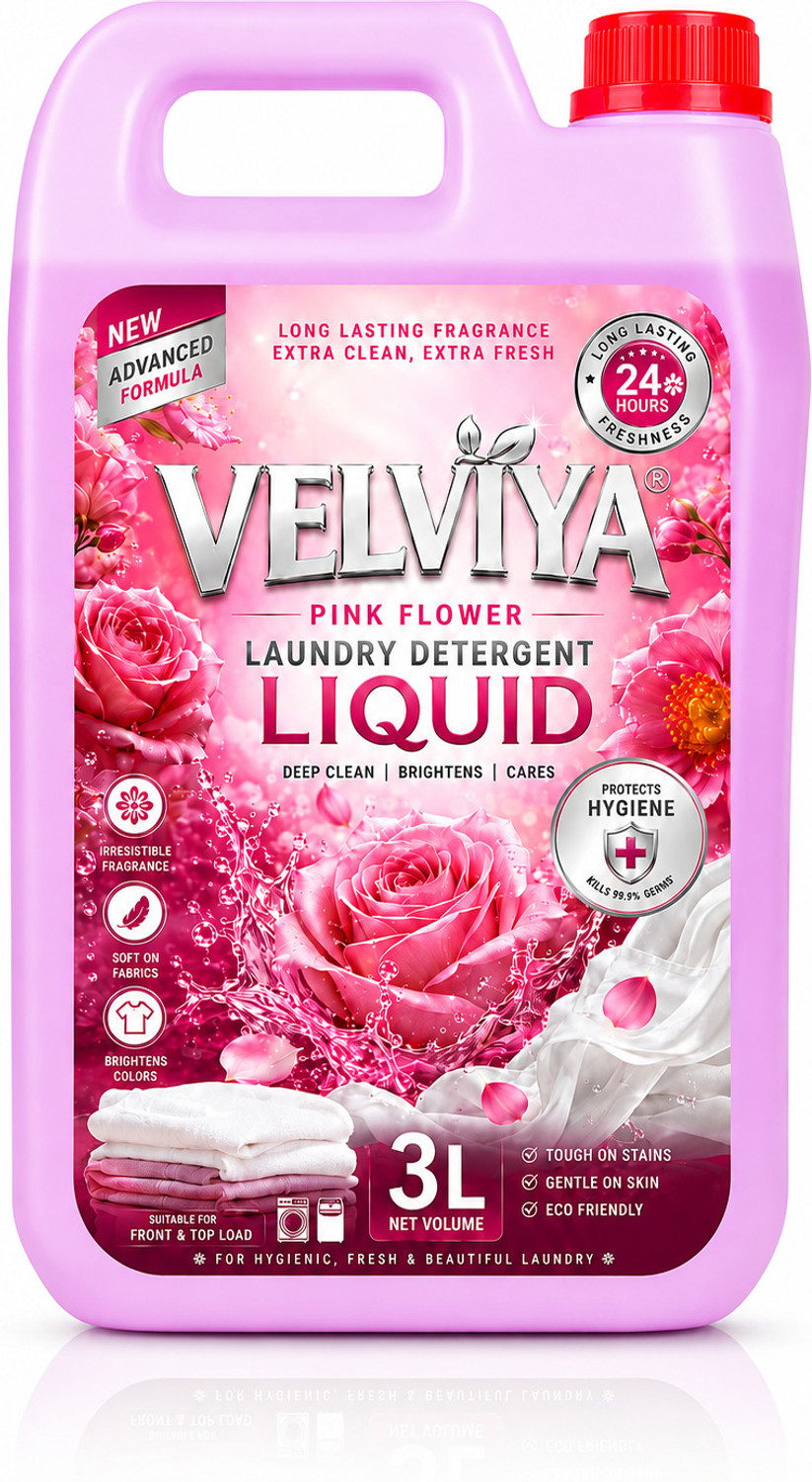 Image of vermliquids Advanced Fabric Cleaning Wash Lavender Liquid Detergent (3000 ml)