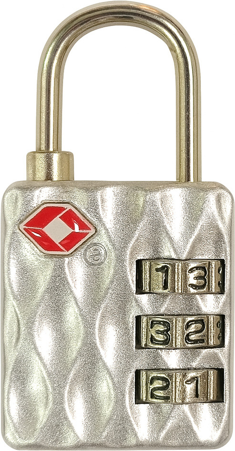 Image of JUPREV Round Dial Combination Padlock | Code Lock for Luggage, Suitcases, Boxes & Doors Combination Lock (Silver)