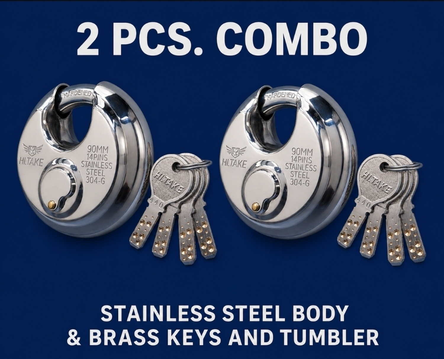 Image of Relic GORGEOUS DOOR LOCK Padlock (Silver)