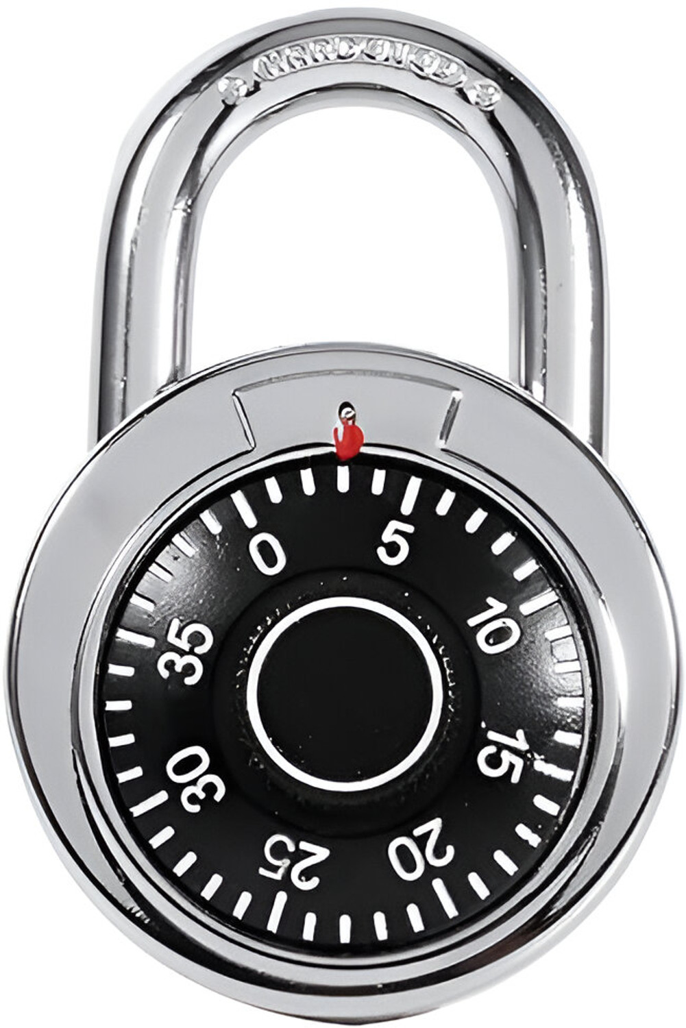 Image of JUPREV Round Dial Combination Padlock | Code Lock for Luggage, Suitcases, Boxes & Doors Combination Lock (Silver)