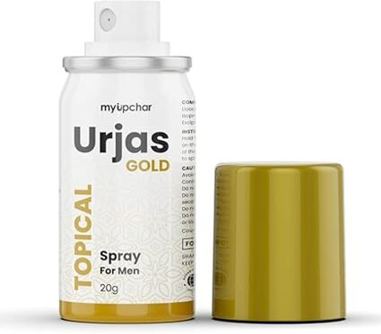 myUpchar Urjas Gold Topical spray Lubricant 20g - Image 1