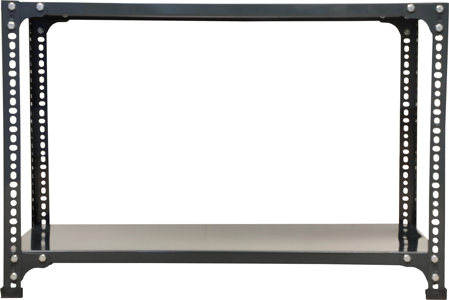 Image of Metalgrid Metal Storage Rack-5FT-20 Gauge,20 Gauge Shelf & 16 Gauge Angle-H5FT x L46 x W12 Luggage Rack