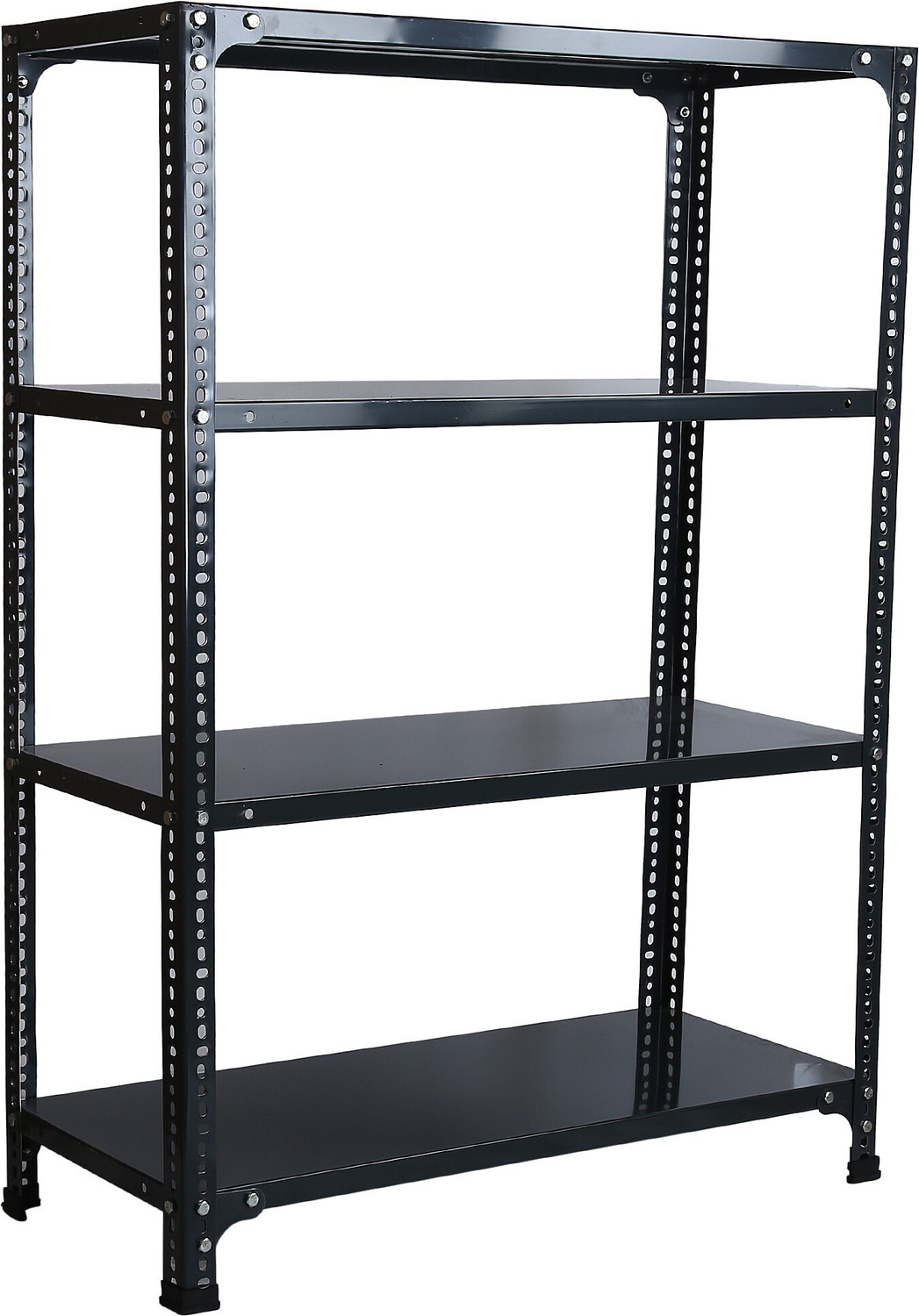 Image of Metalgrid Metal Storage Rack-5FT-20 Gauge,20 Gauge Shelf & 16 Gauge Angle-H5FT x L46 x W12 Luggage Rack