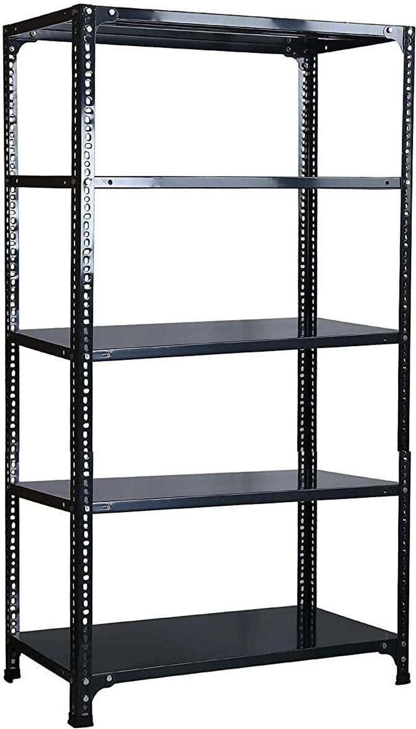 Image of JD FRESH 5-Tier Extra Large Metal Shelf Rack Adjustable Boltless Shelving Unit Luggage Rack