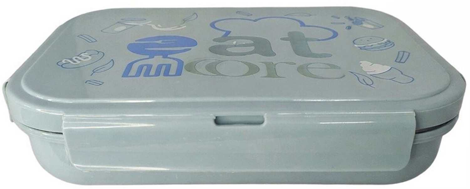 Image of Max Senso Bonnie Insulated Steel Lunch Box for Kids Lunch Box for School & Office. 2 Containers Stainless Steel, Plastic School Lunch Box (1050 ml, Microwave Safe)