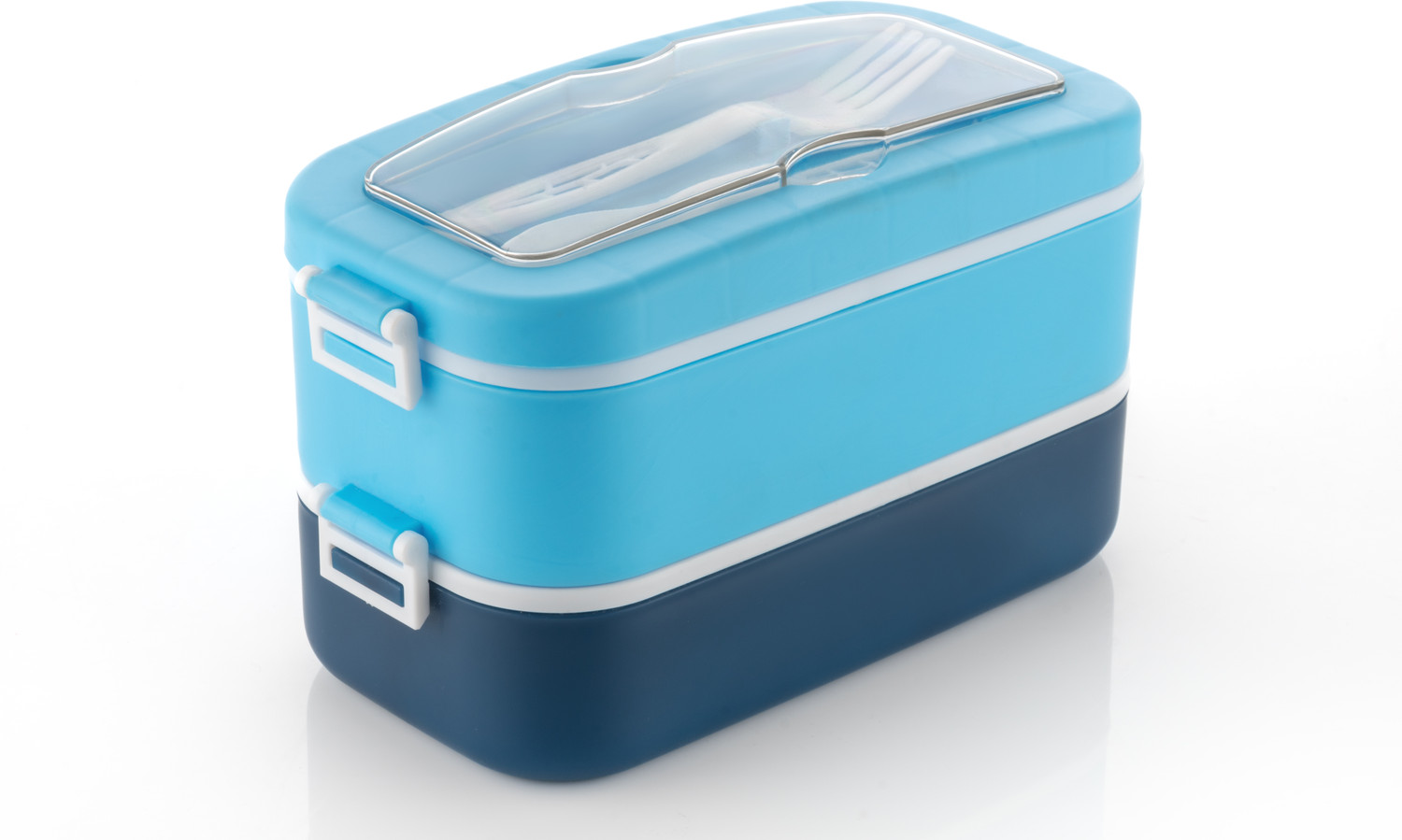 Image of STABILIX Banto box 2 compartment 2 Containers Plastic Office Lunch Box (1000 ml)