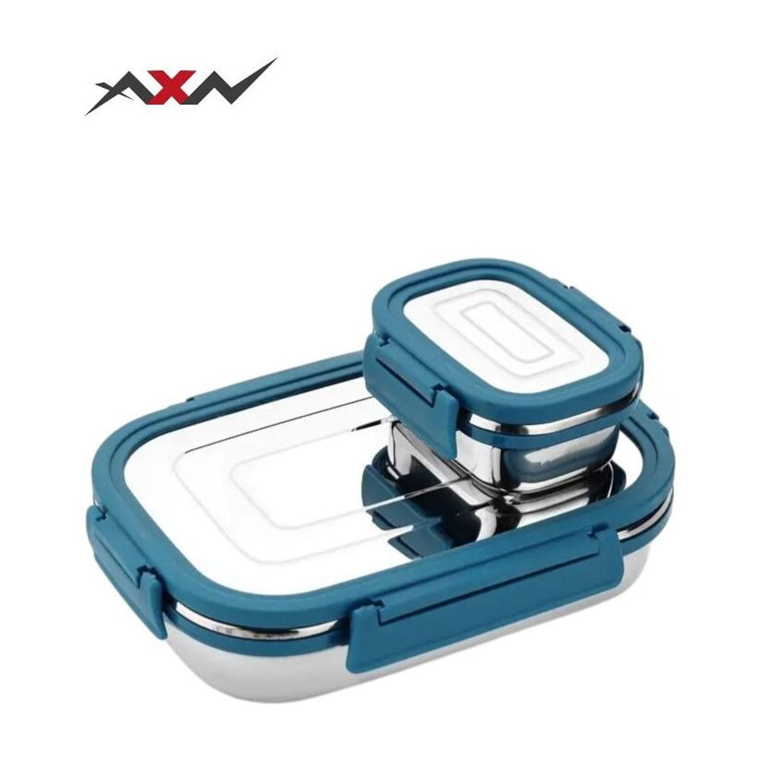 AXN Stainless Steel Tiffin for Kids, 2 Containers - Image 6