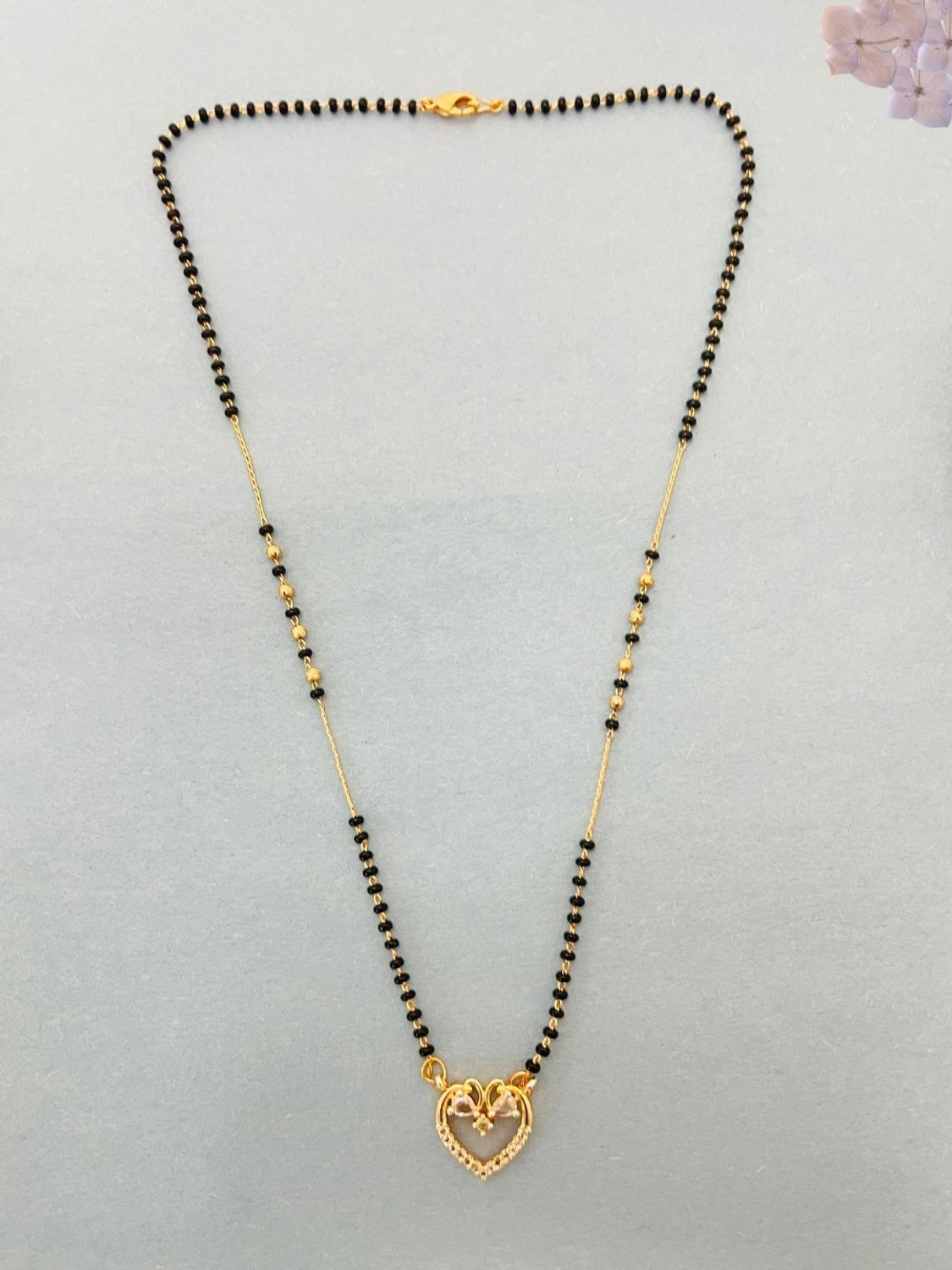 JewelryMiguel 18 inch Brass Mangalsutra - Image 5
