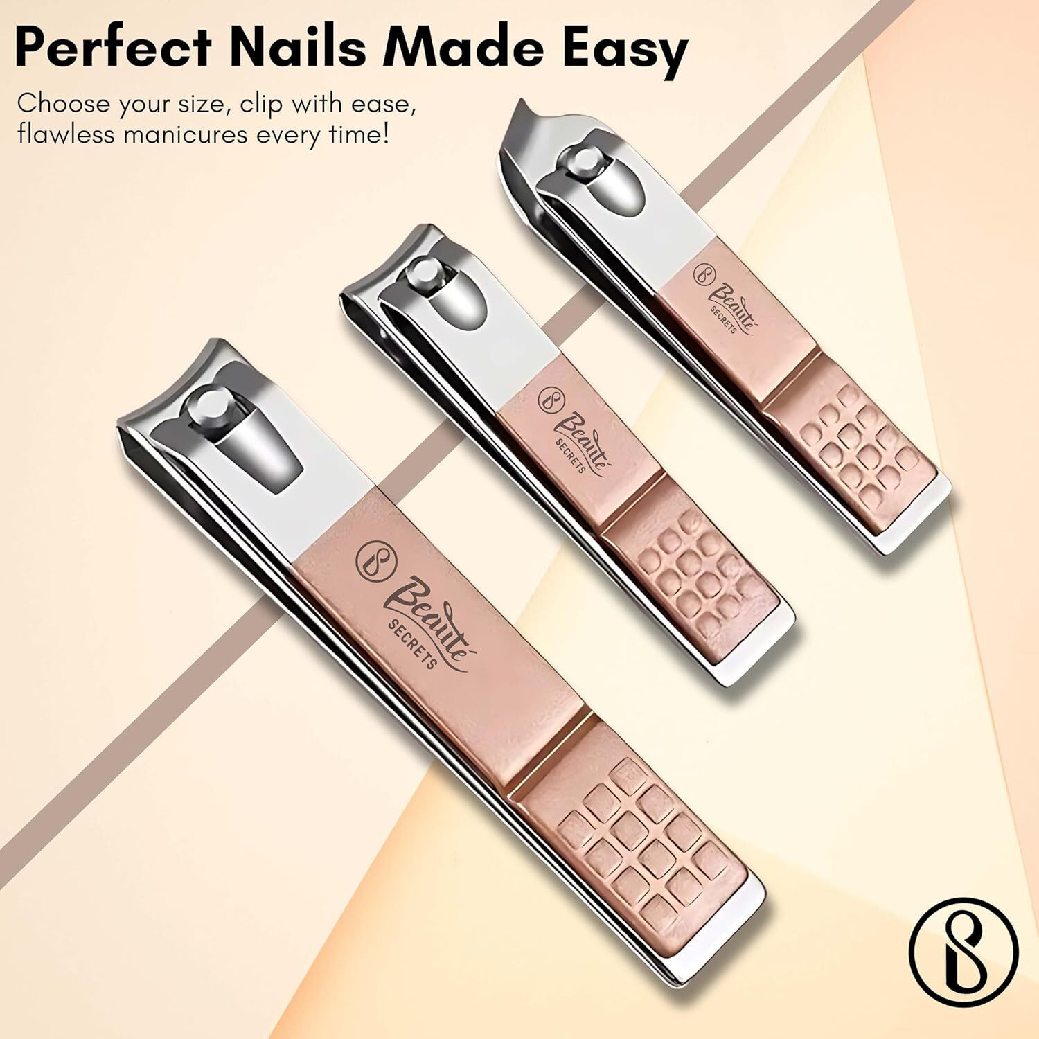Image of Beaute Secrets Manicure Pedicure kit, Nail Clipper, Manicure Pedicure kit for women and Men (18, Set of 18)