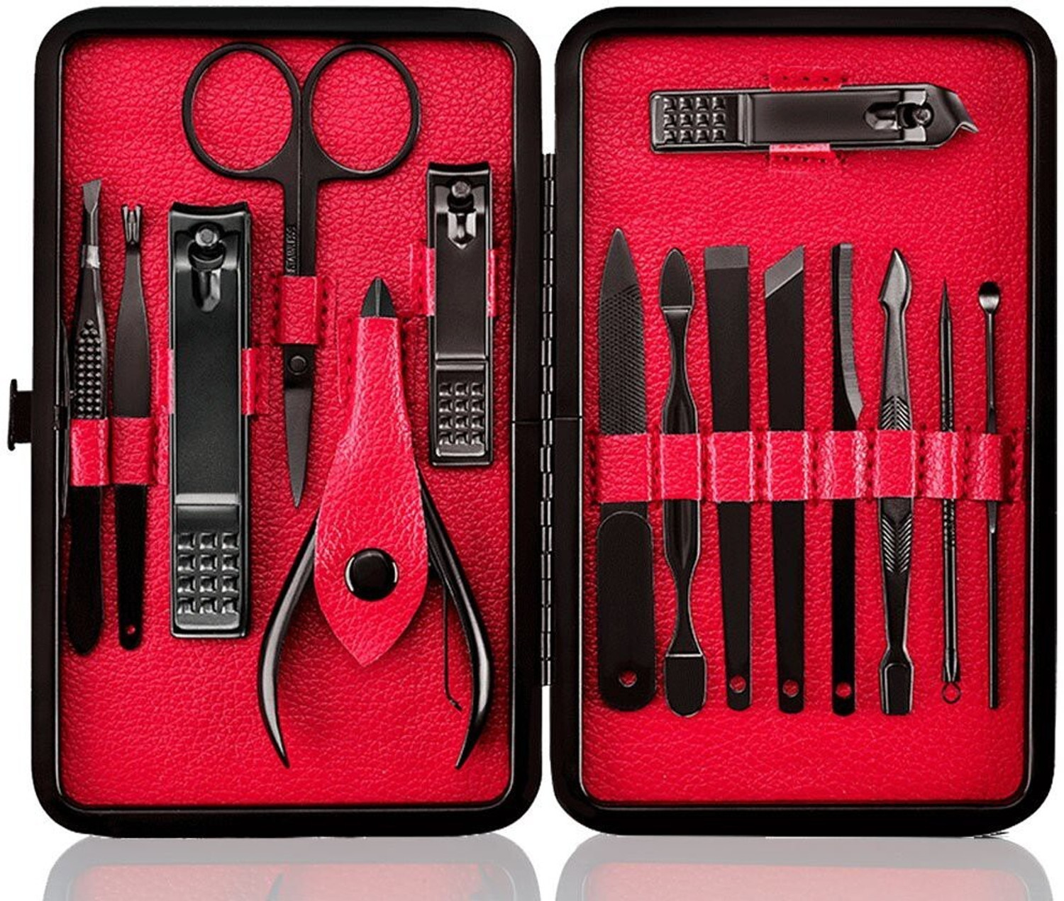 Image of Beaute Secrets Manicure Pedicure kit, Nail Clipper, Manicure Pedicure kit for women and Men (18, Set of 18)