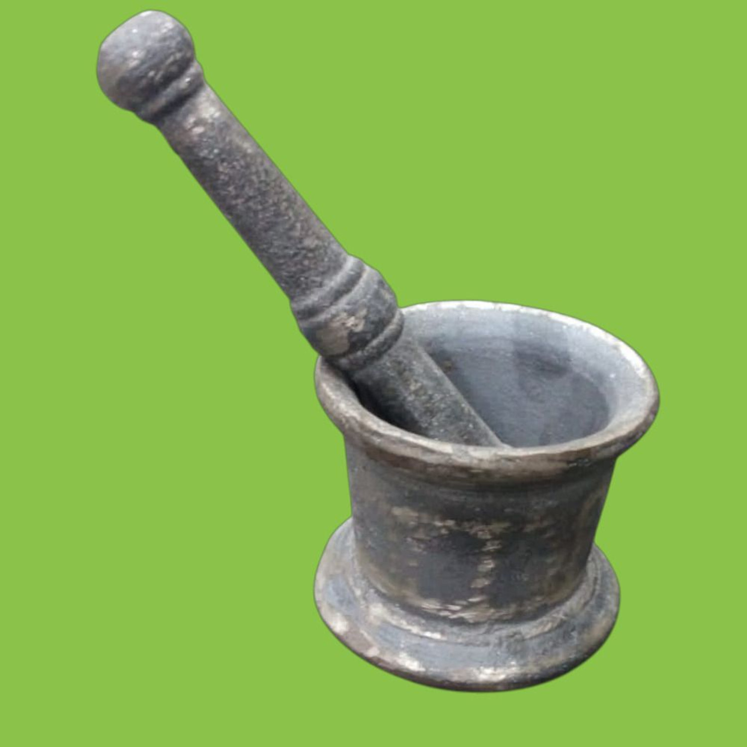 Image of subashini Kalvam 8 Inch Grinding Stone - Idikallu Stoneware Masher for Spices & Herbs Stoneware Masher (Pack of 1)