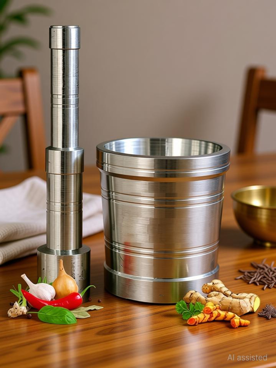 TopQore Kitchen Mortar & Pestle - Image 1