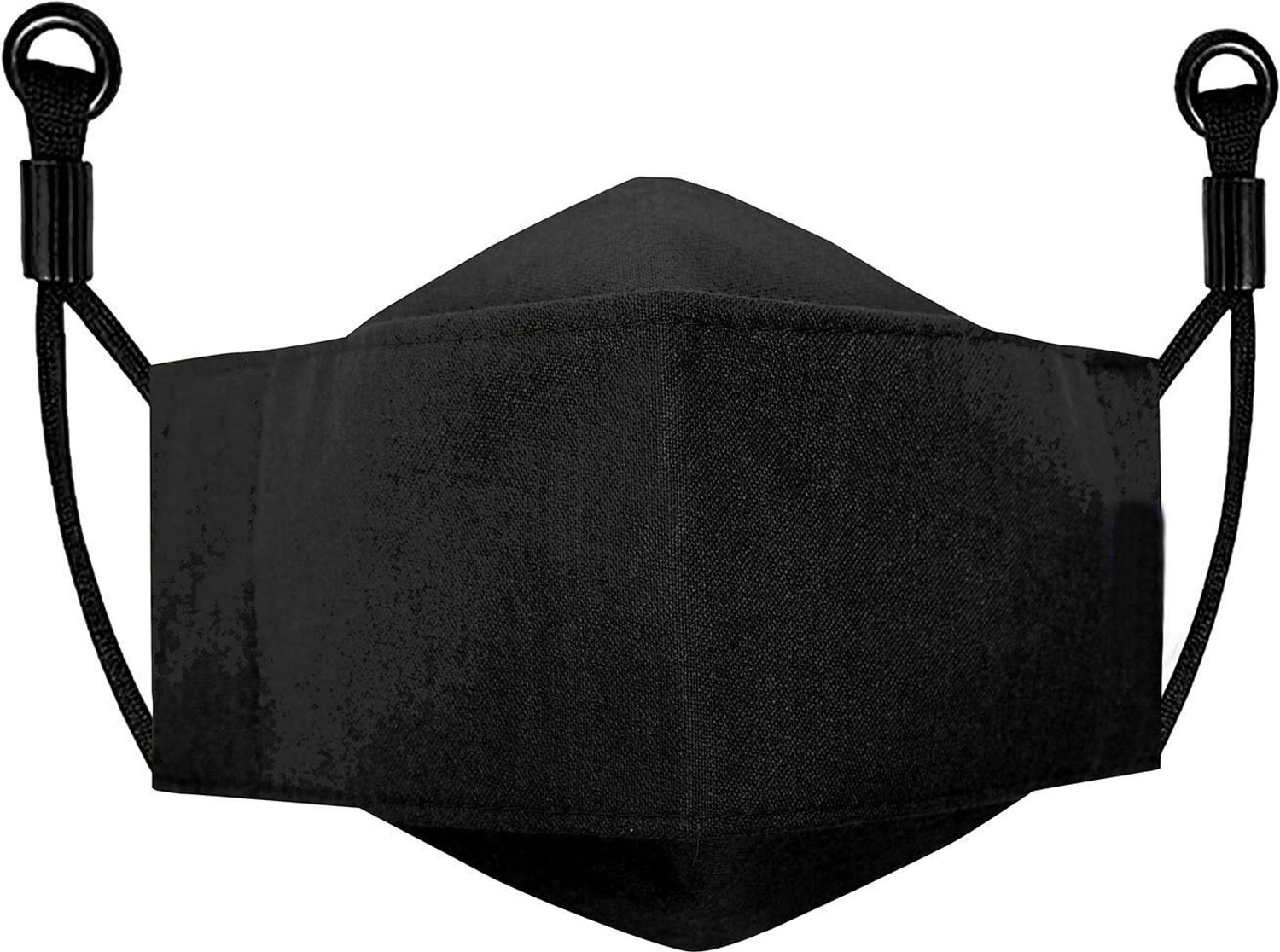 Image of Corosafe Anti-Pollution Masks With Adjustable Earloop Cotton Mask for Men & Women Cloth Mask With Melt Blown Fabric Layer (Black, Free Size, Pack of 6, 4 Ply)