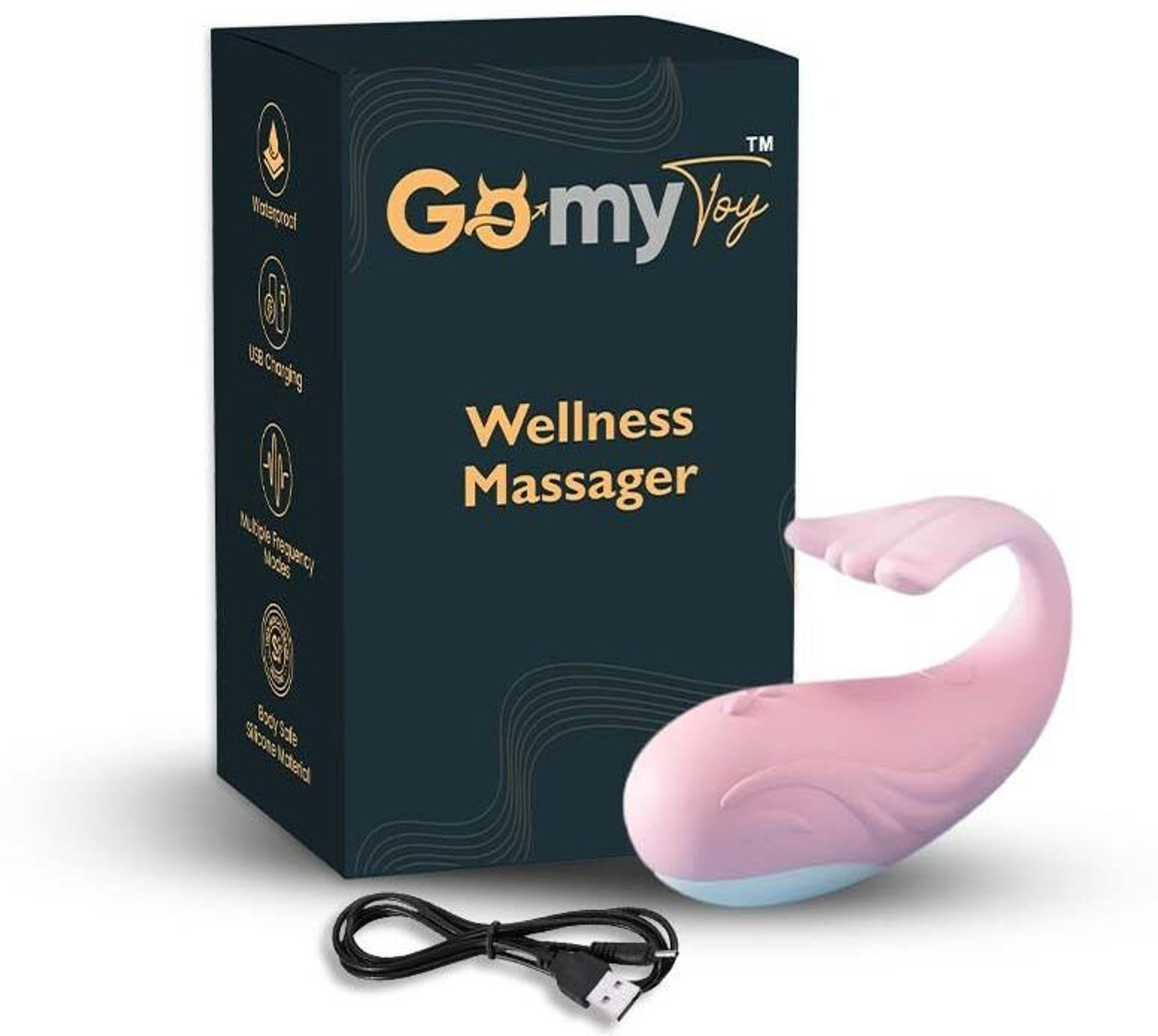 Image of Adultsneed ADNS-MST-422 ADNS Mela Mostro Advanced Muscle Therapy Massager for Men Massager (Black)