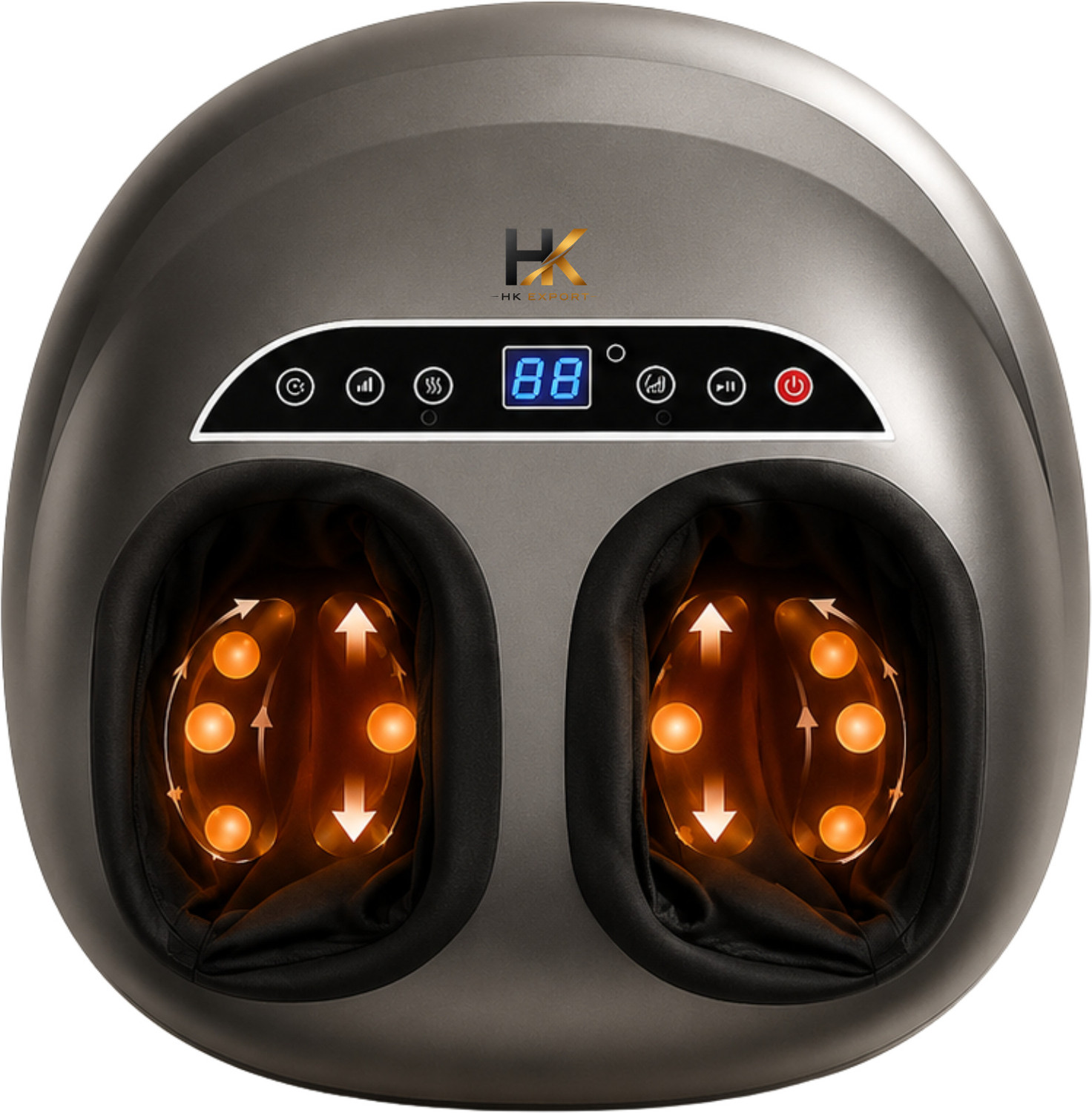 Image of Cultsport Brent Foot Massager with Kneading techniques for Pain Relief and Blood Circulation Massager (Black)