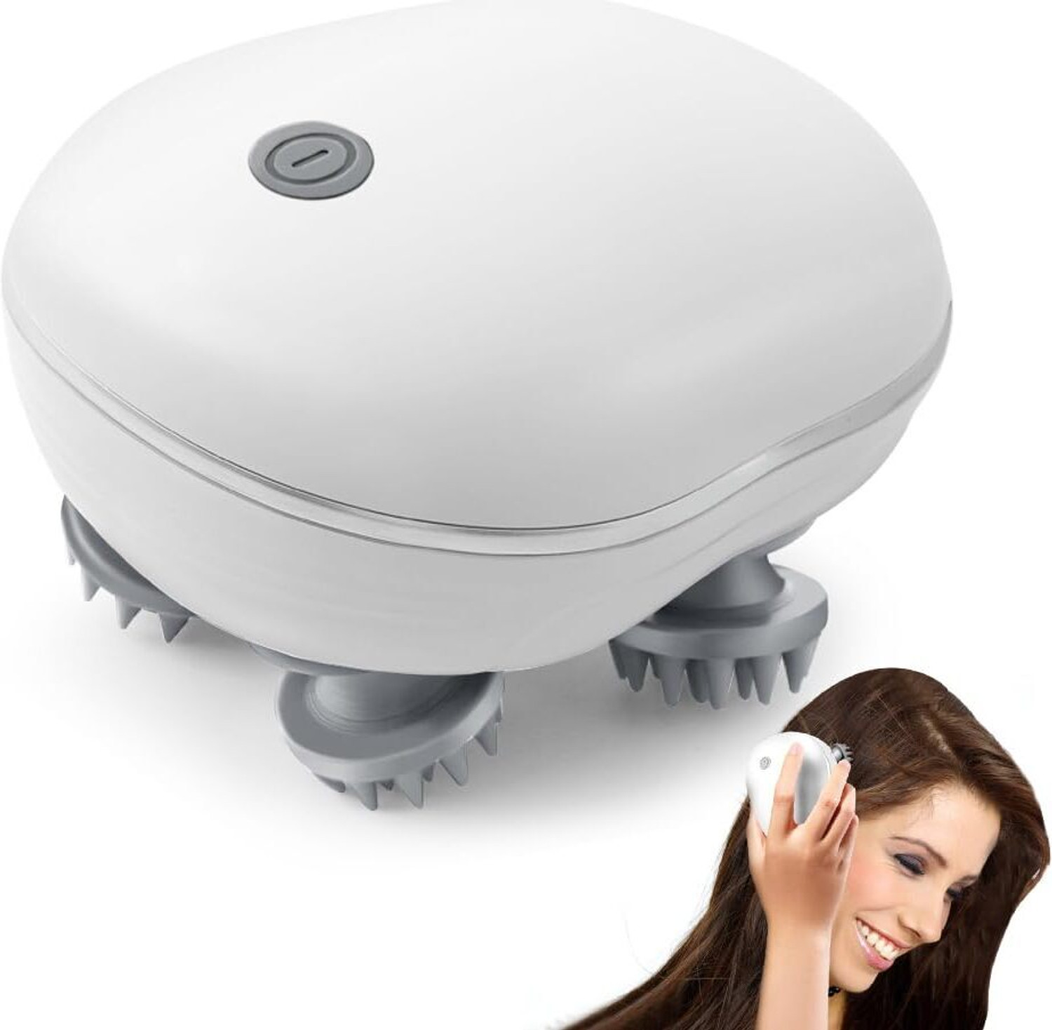Image of Vivesha Headache And Stress Pain Relief Massager Cordless Waterproof Multicolor Msaager Device Massager (Multicolor)
