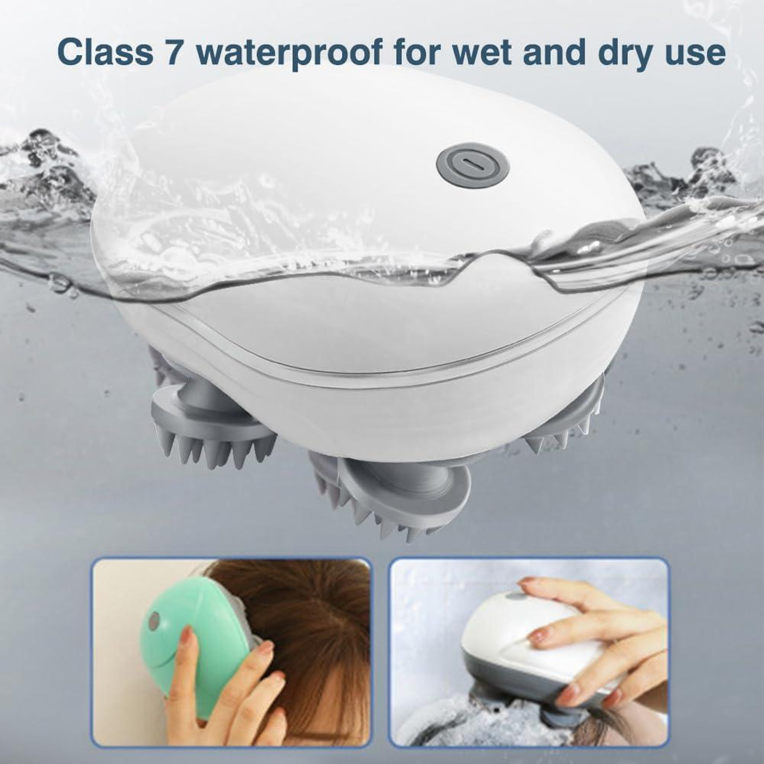 Image of Vivesha Headache And Stress Pain Relief Massager Cordless Waterproof Multicolor Msaager Device Massager (Multicolor)