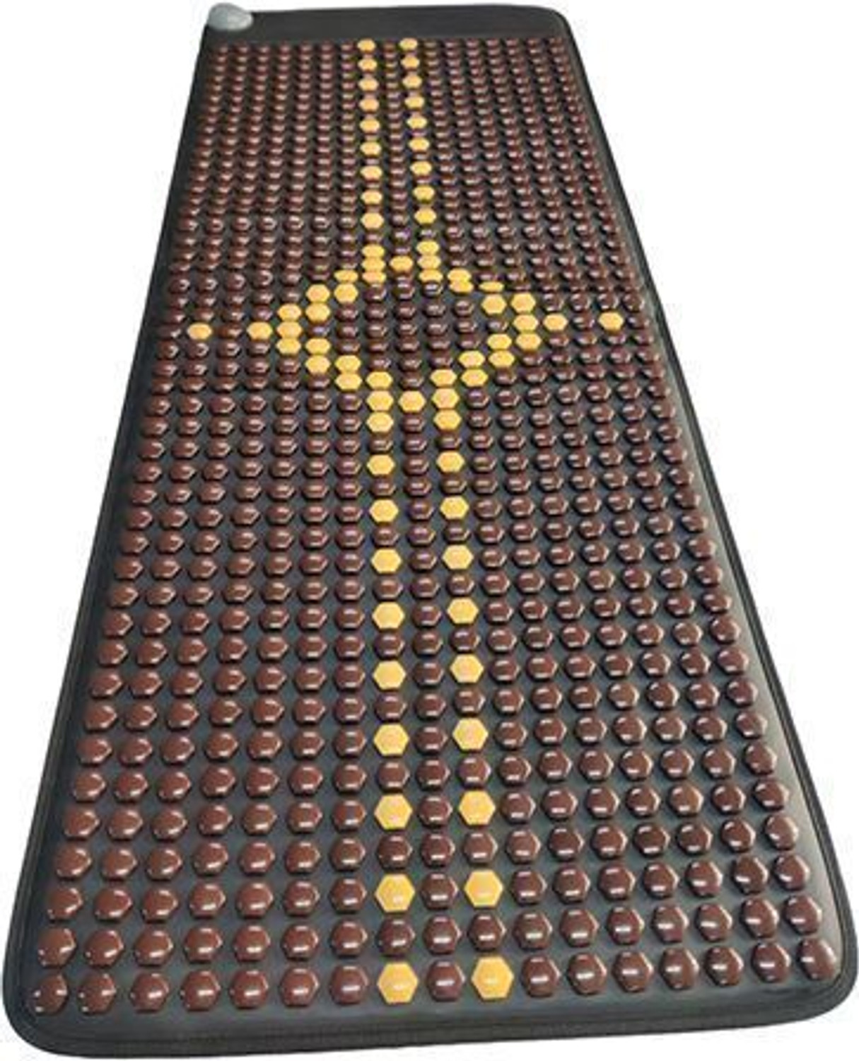 Image of Comfier Massage Mat Full Body Massage Pad with 10 Vibration Motors,Back Massager Pad with Heat, Massager (Grey)