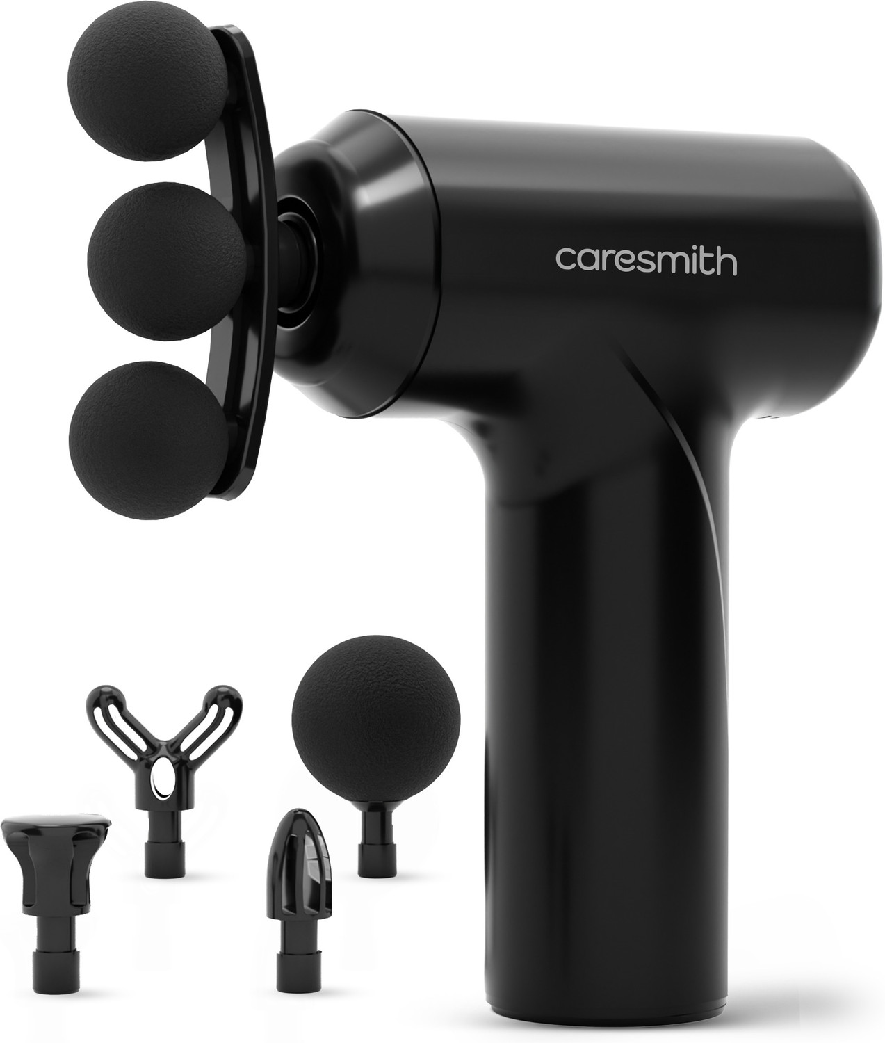 caresmith FCS0104 Charge Massage Gun Massager Full Body for Pain Relief Massager (Black) - Image 1
