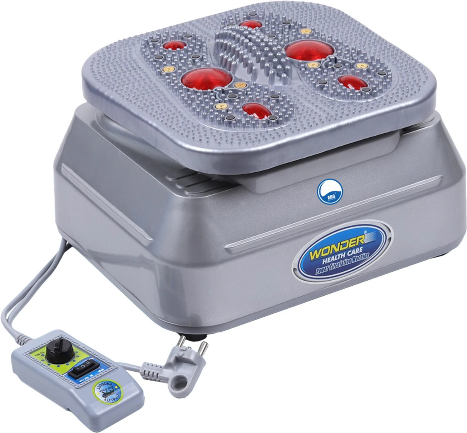 Image of R A Products Blueidea Digital Therapy Machine Relax You from Stress and Tiredness, Full-Body Massager for Muscle Relax, Pain Relief - Fat Burner and Relaxation Massager Blueidea Digital Therapy Massager (White)