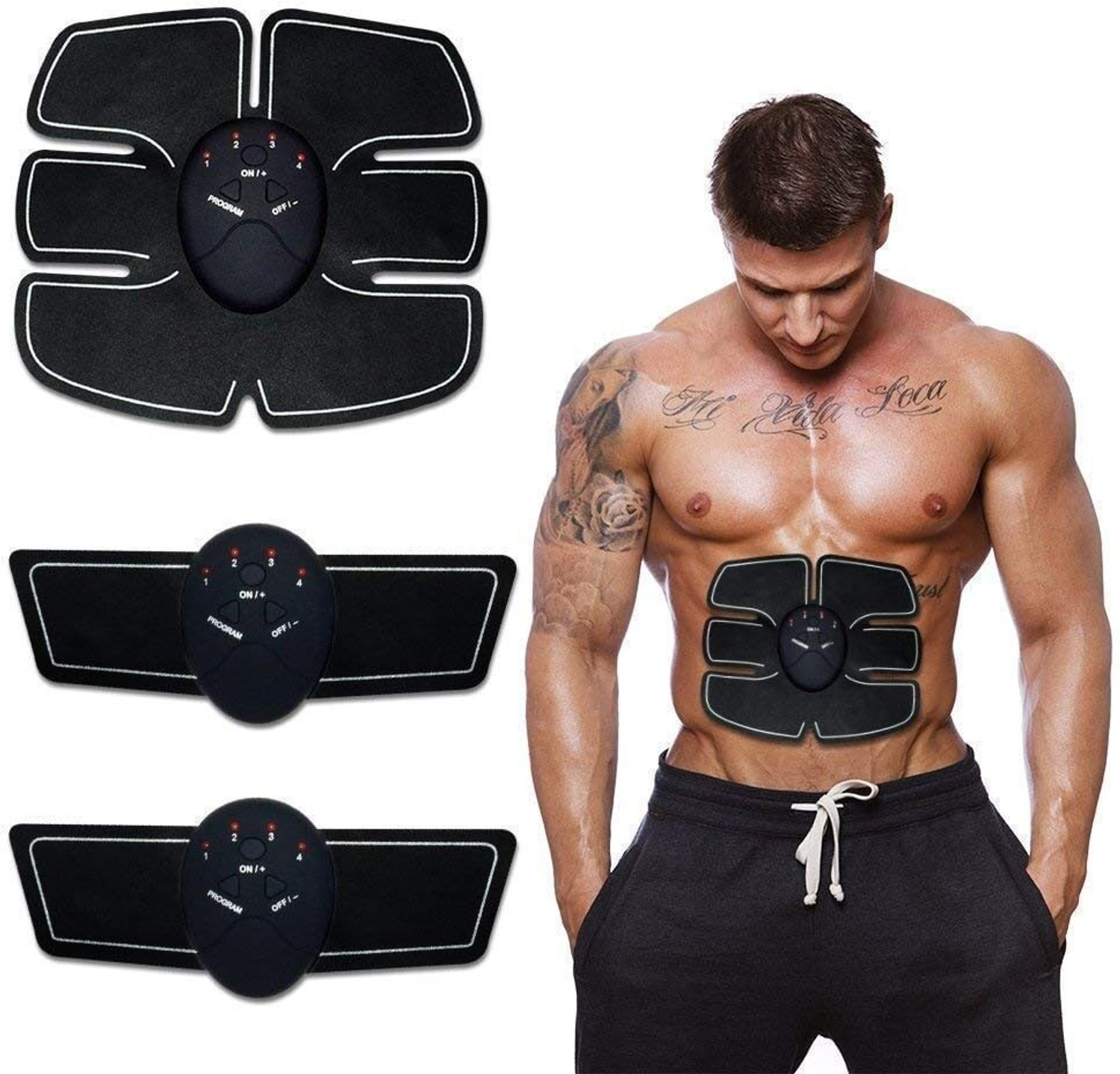 Image of R A Products Blueidea Digital Therapy Machine Relax You from Stress and Tiredness, Full-Body Massager for Muscle Relax, Pain Relief - Fat Burner and Relaxation Massager Blueidea Digital Therapy Massager (White)
