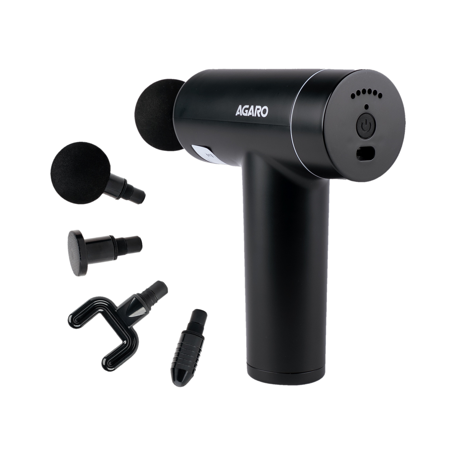 AGARO Regal Gun Massager, 4 Heads, 6 Speeds - Image 1
