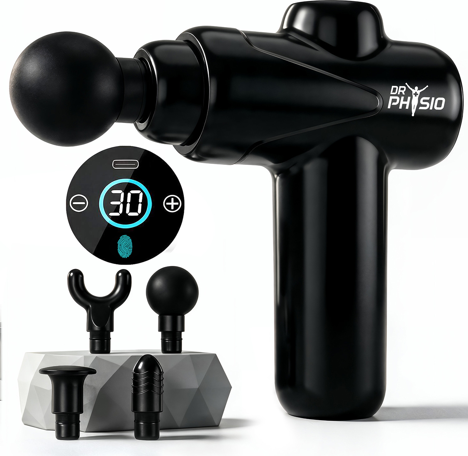 DR PHYSIO USA 1049 Touch Dynamo 3000mAh Massager - Image 6
