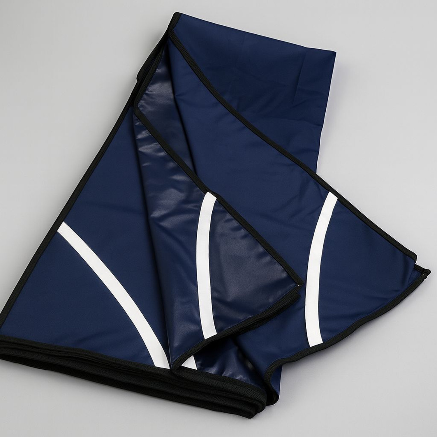 Image of KPS King Size Elastic Strap Polyster Breathable, Stretchable, Waterproof Mattress Cover (198.12 cm x 183 cm, Blue)