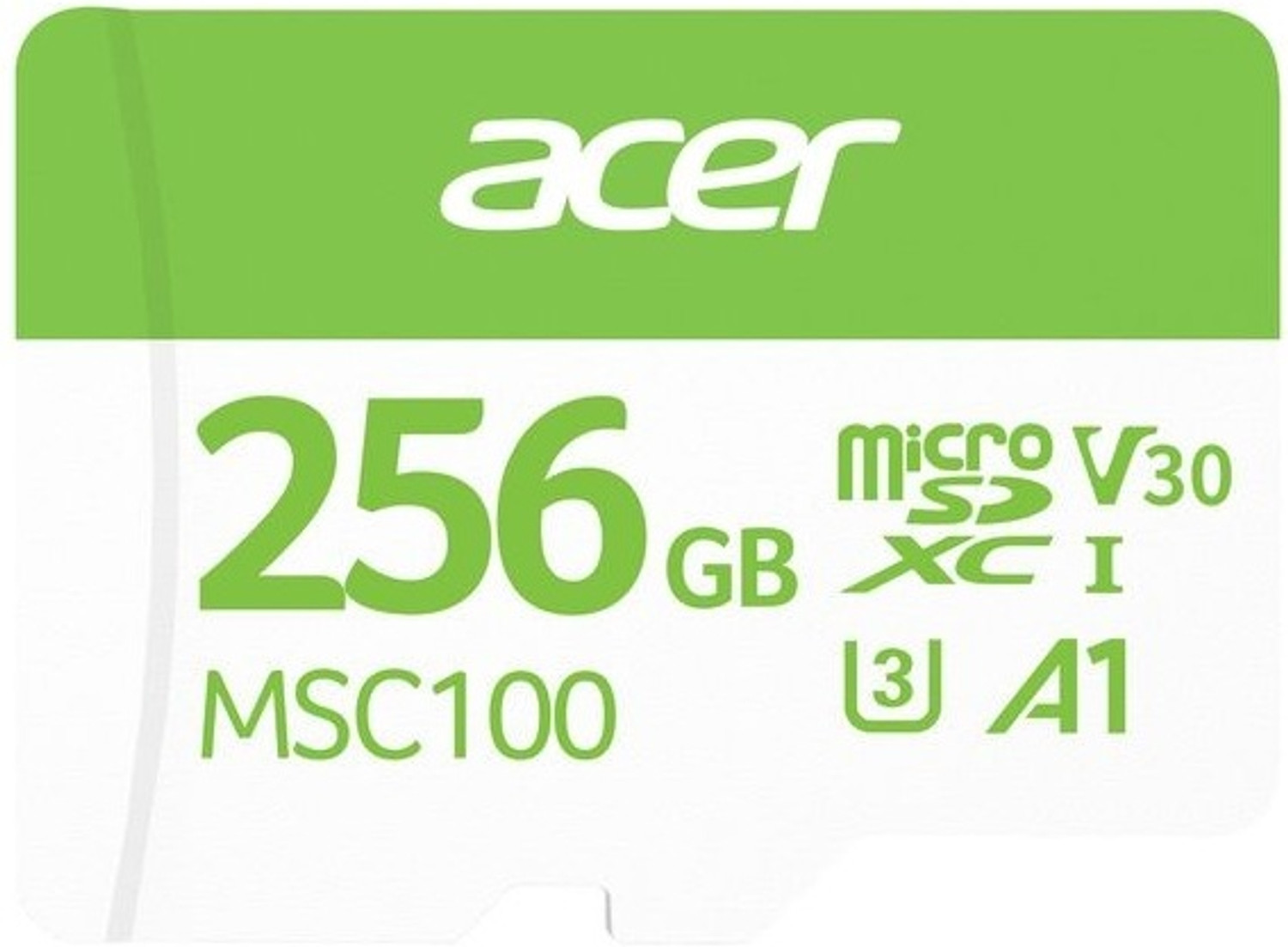 Image of Acer AcerMSC300 MSC3OO 128 GB MicroSD Card UHS Class 1 160 MB /s Memory Card Compatible with Mobile, Camera, Tablet
