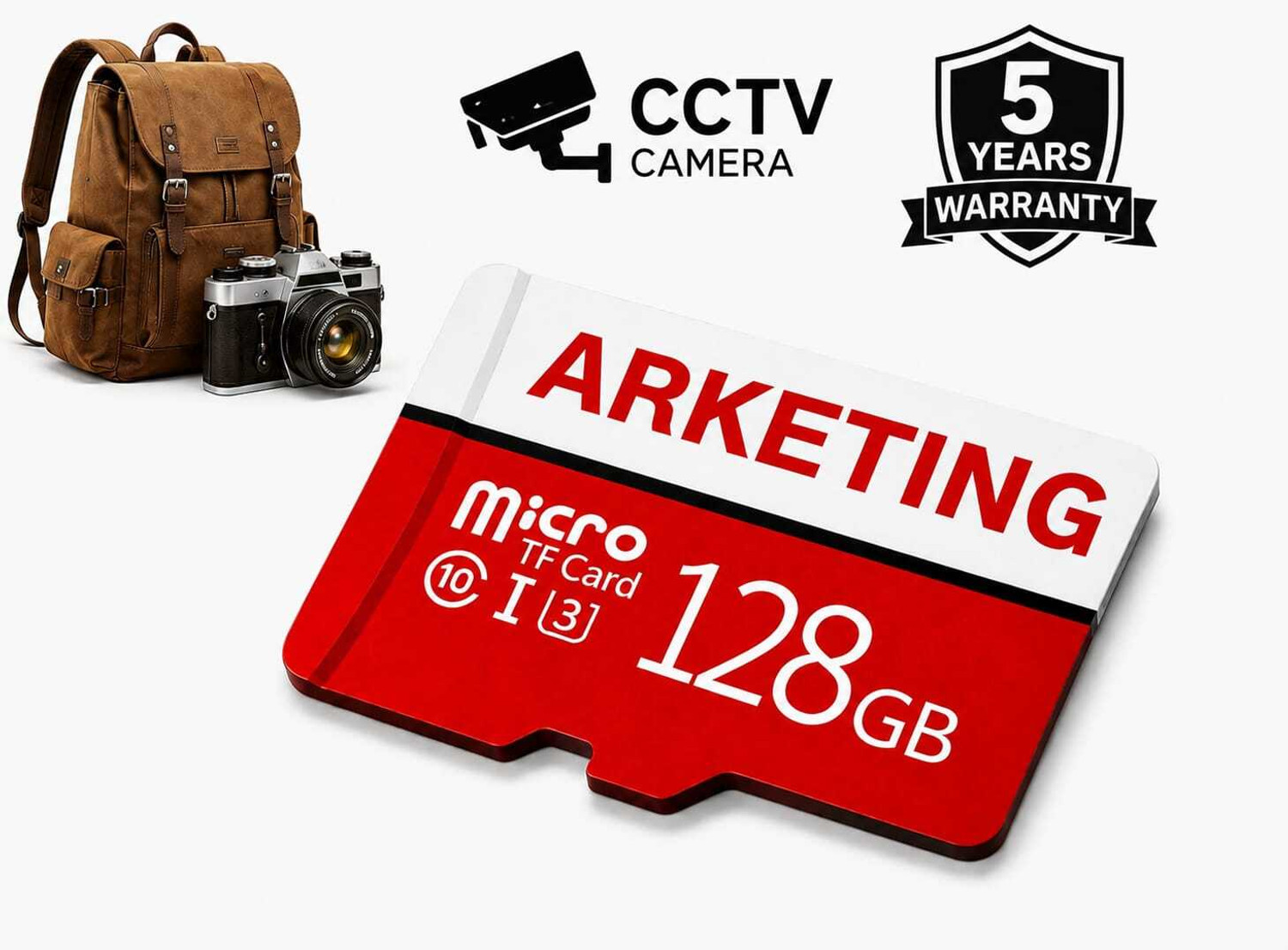 Image of DearRDX 0128 512 GB MicroSD Card Class 10 3 MB /s Memory Card Compatible with Camera, Computer, Mobile, Tablet