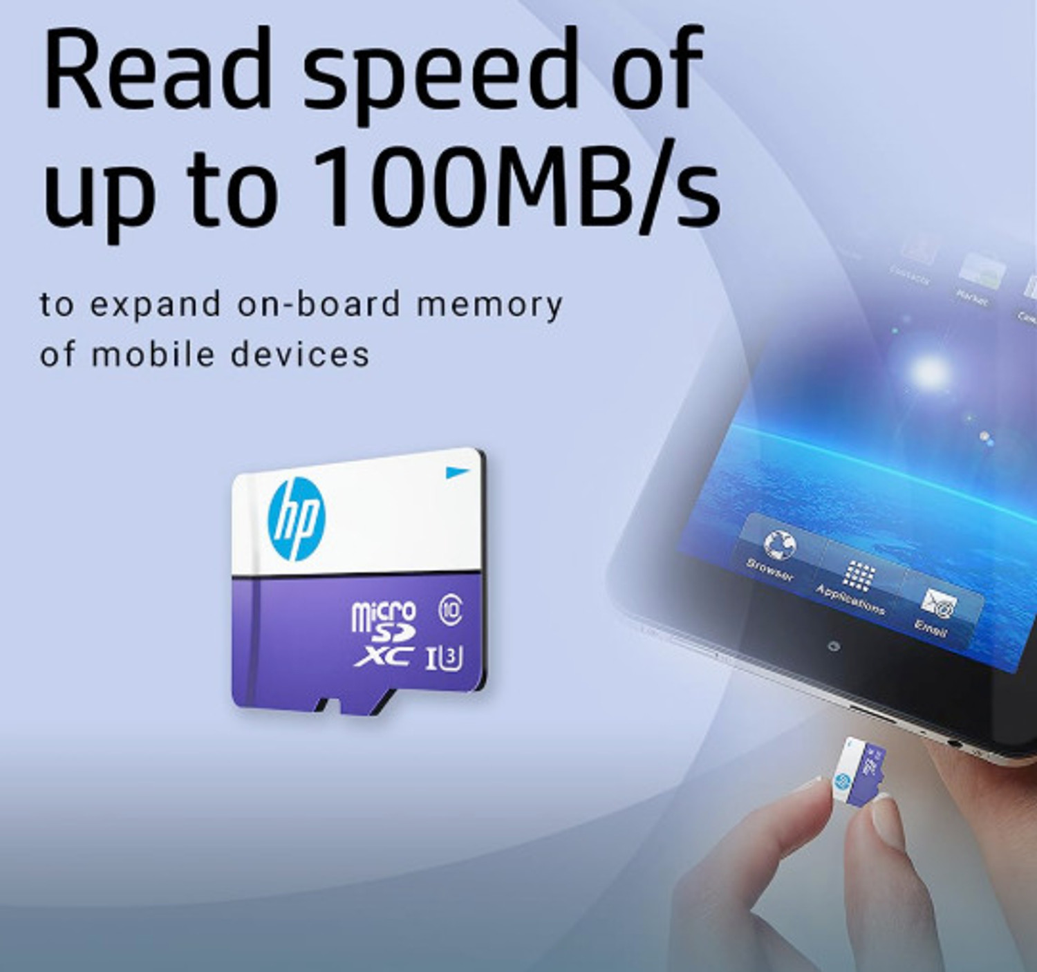 Image of HP MX330I V30 256 GB MicroSDXC Class 10 100 MB /s Memory Card Compatible with Gaming Console, Camera, Tablet, Mobile