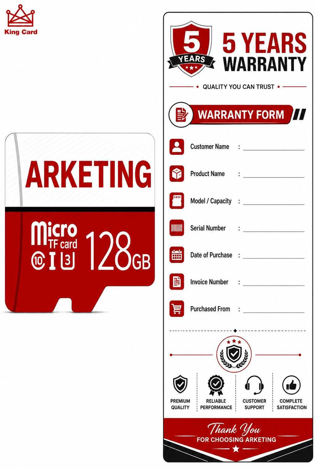 Image of ARKETING Q3 /A1 U3 512 GB TF Card Class 10 120 MB /s Memory Card Compatible with Camera, Computer, Gaming Console, Mobile, Tablet