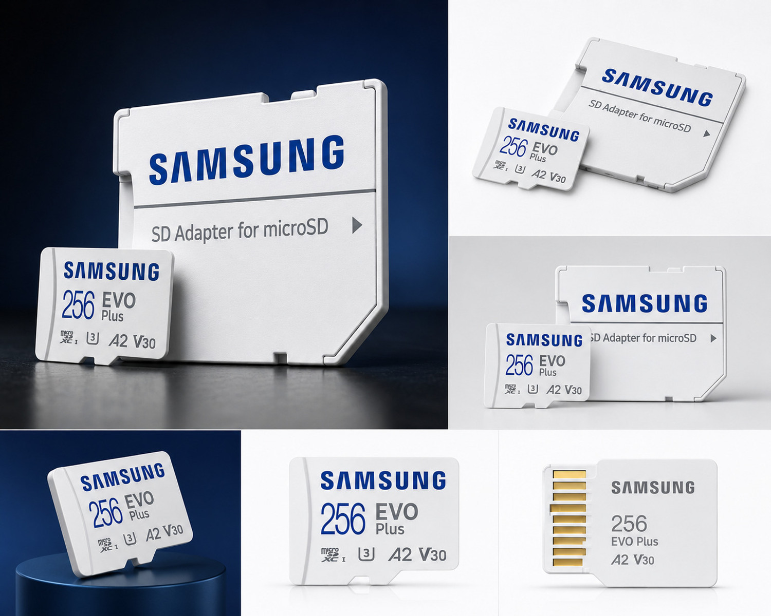 Image of SAMSUNG MB-MC256 /SL /PL EVO PLUS 256 GB MicroSDXC Class 10 160.2 MB /s Memory Card Compatible with Camera, Computer, Gaming Console, Mobile, Tablet