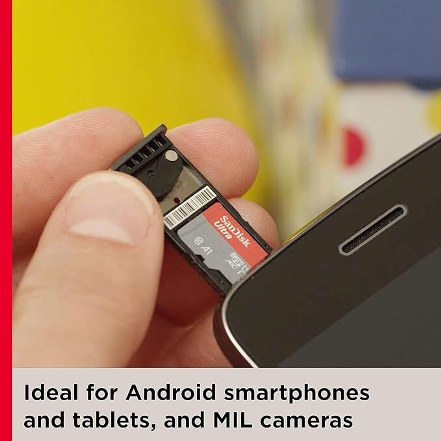 Image of SanDisk 256gb-150 ultra 256 GB MicroSDXC Class 10 150 MB /s Memory Card Compatible with Camera, Computer, Mobile, Tablet, Gaming Console