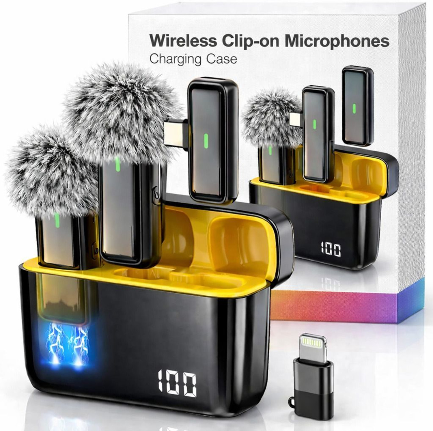 Monrix K6 Wireless Microphone for YouTube & Instagram Reels - Image 1