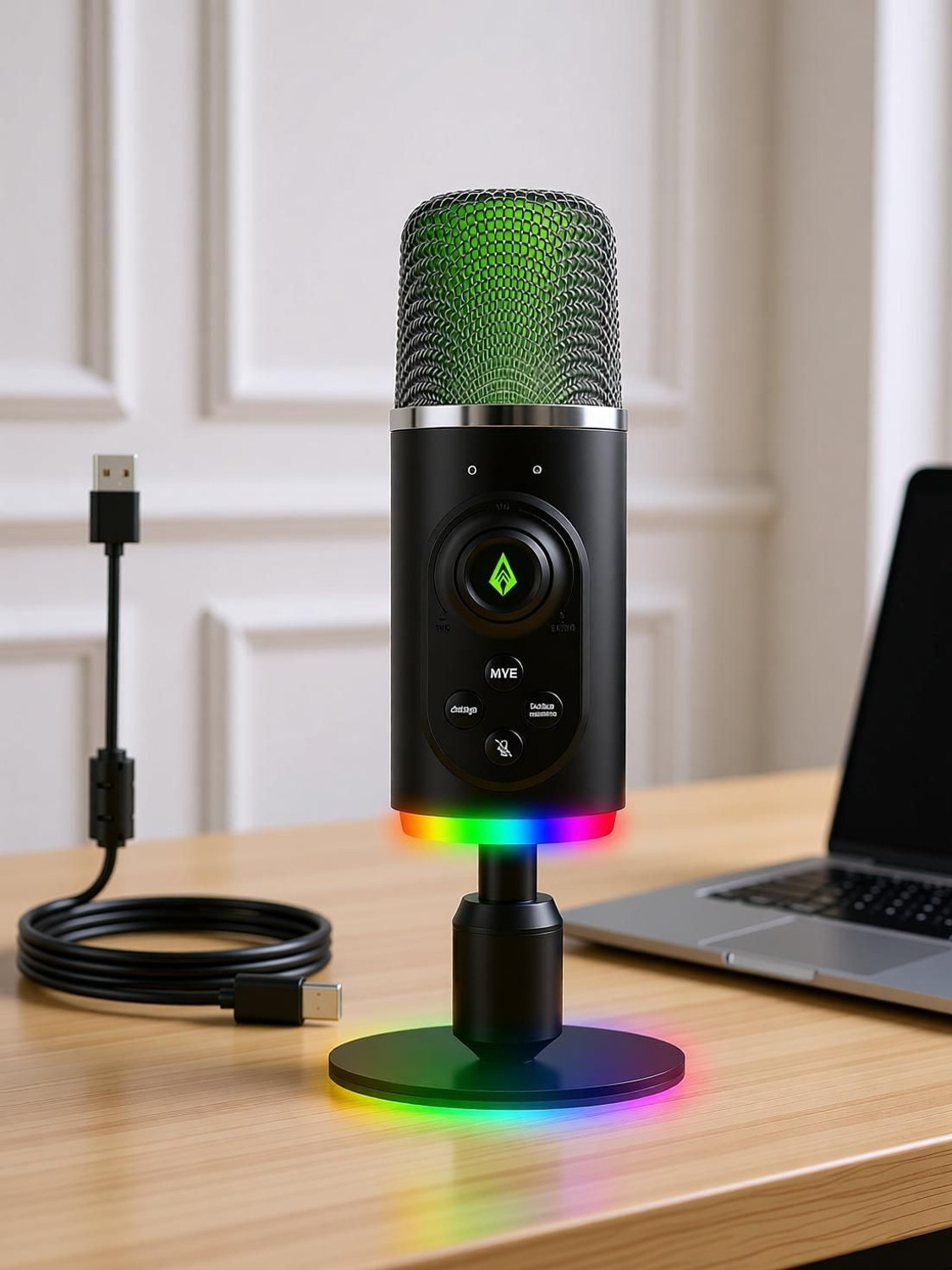 Image of Archer Tech Lab Gaming Mic, USB Podcast mic with Noise Reduction Microphone for Youtubers Microphone