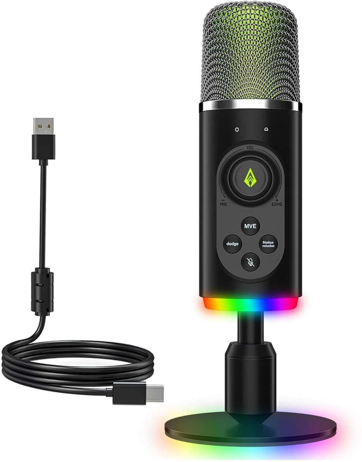 Image of Archer Tech Lab Gaming Mic, USB Podcast mic with Noise Reduction Microphone for Youtubers Microphone