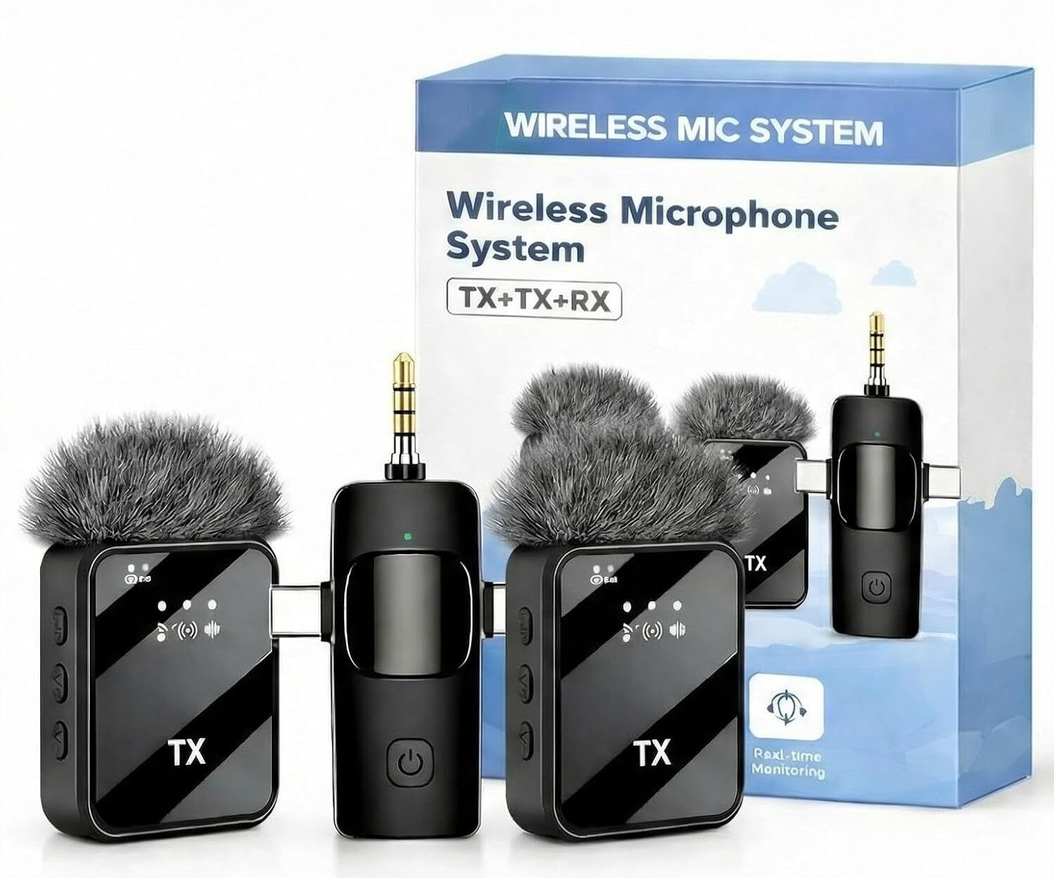 otoobest F-11 Mic Pair of 2 Microphones - Image 1